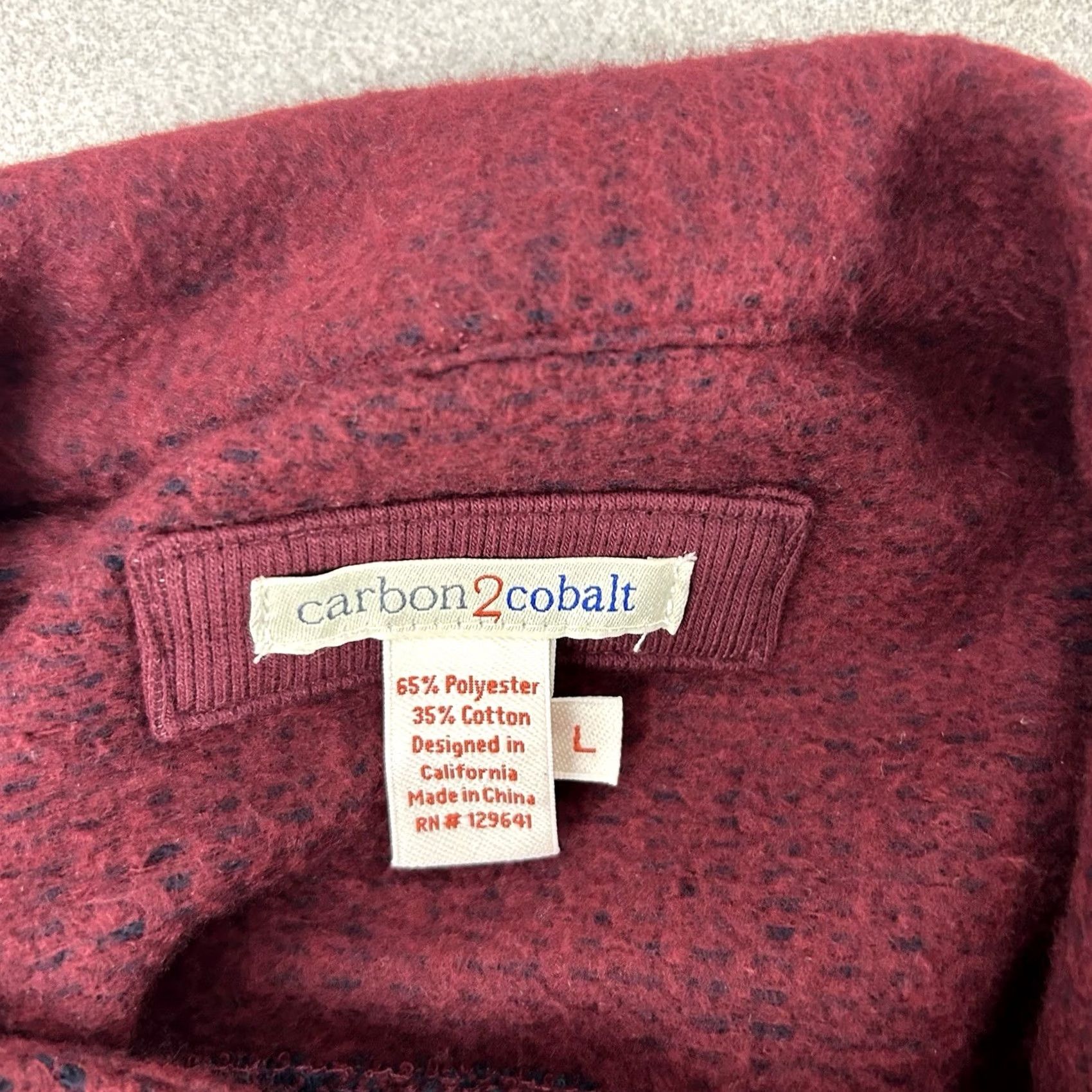 Carbon2Cobalt VINTAGE? No – Carbon 2 Cobalt Shirt Jacket Mens L Maroon Snap Button Pockets Shacket Outdoor Shirt Jacket Mens L Maroon Pockets Shacket Outdoor Size US L / EU 52-54 / 3 - 4 Thumbnail