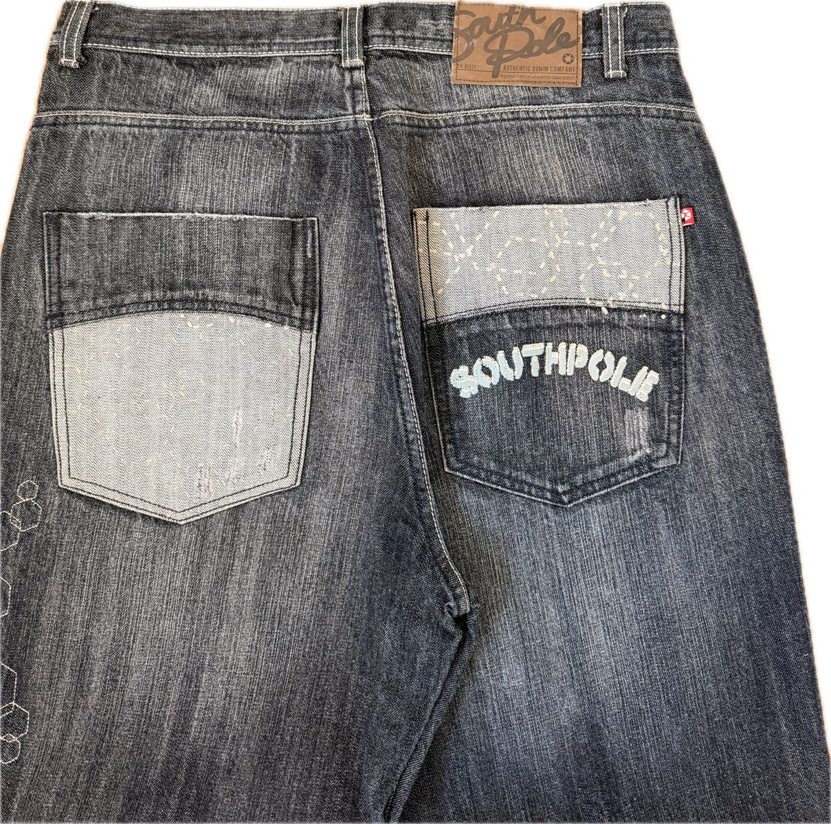 Southpole Vintage Southpole Spelled Out Jeans Size US 32 / EU 48 - 3 Thumbnail