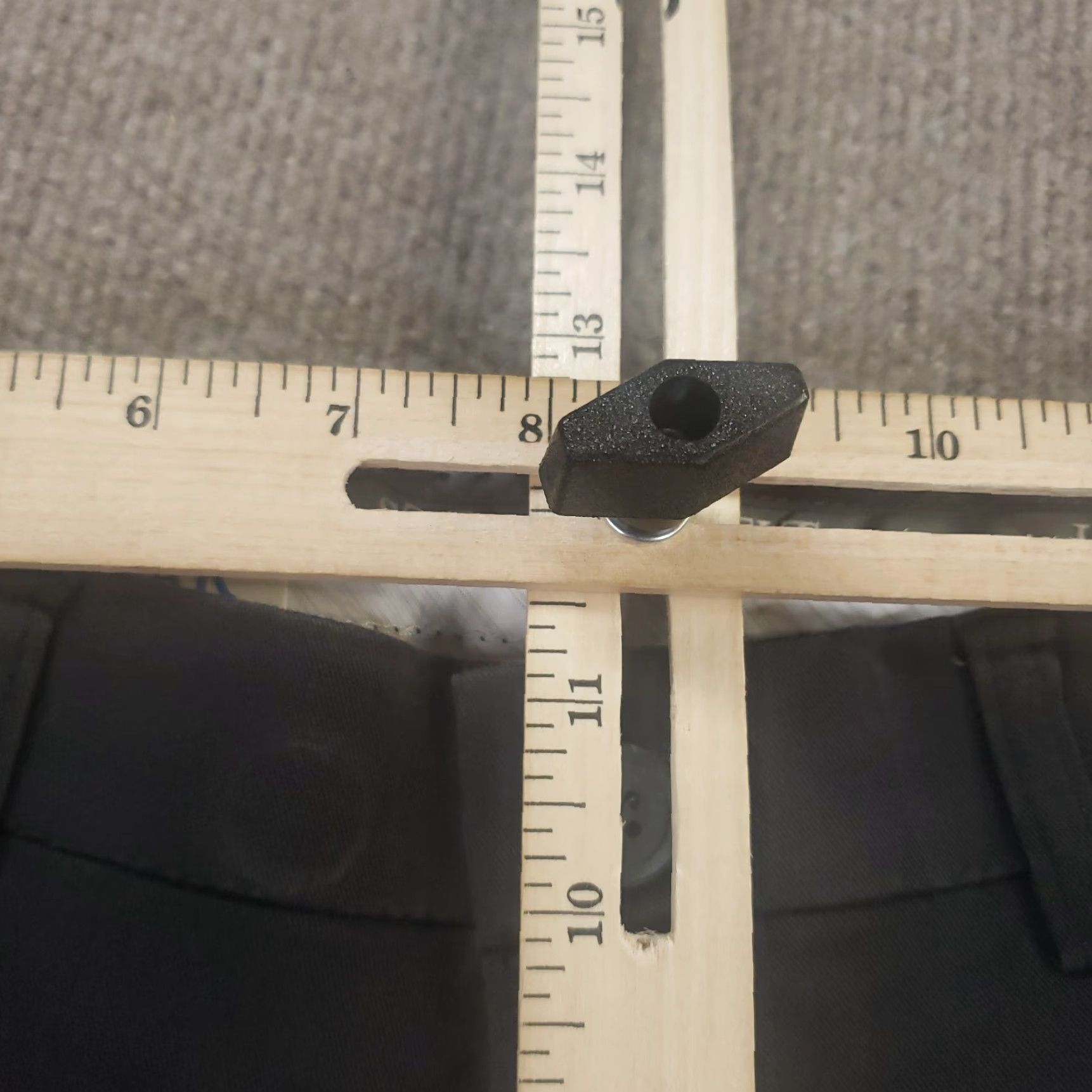 Haggar Haggar Chino Pants Mens 32x34 Gray Straight Fit Flat Front Stretch Waist Size US 32 / EU 48 - 5 Thumbnail