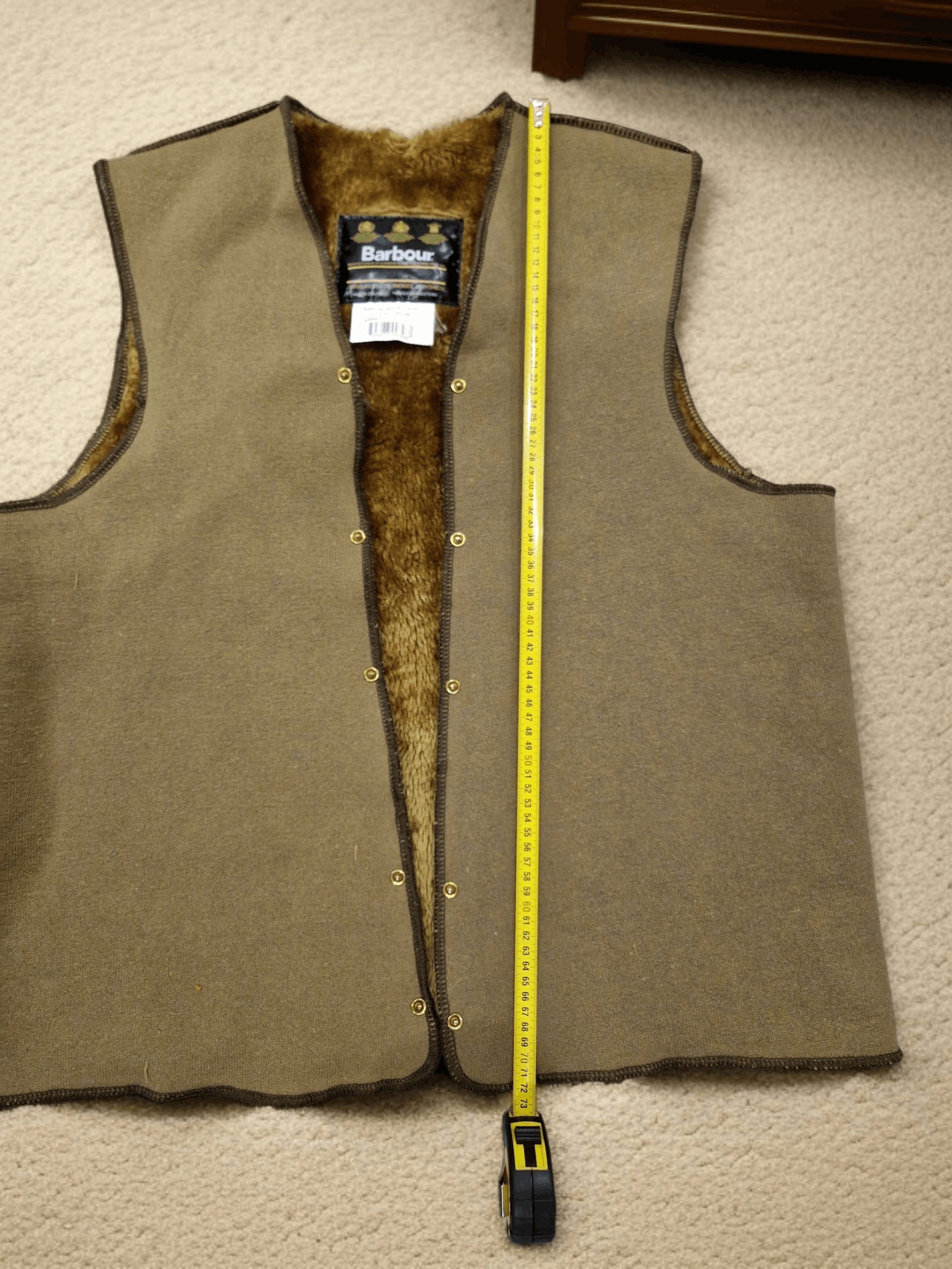 Barbour Barbour Vintage Liner Vest Lining, Made in England Size US L / EU 52-54 / 3 - 6 Thumbnail