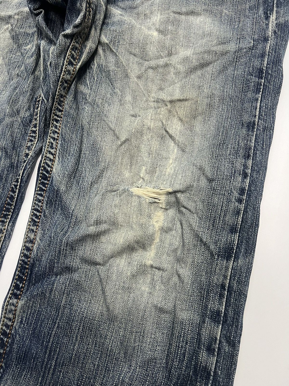 Edwin Vintage Edwin Distress Denim Jeans Size 31 Size US 31 - 5 Thumbnail