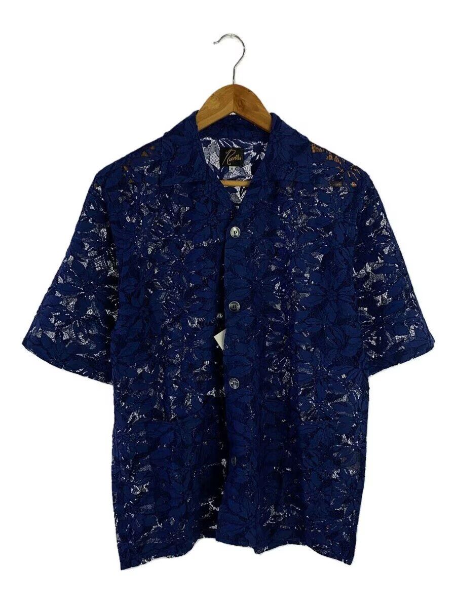 Floral Lace Short Sleeve Button Shirt