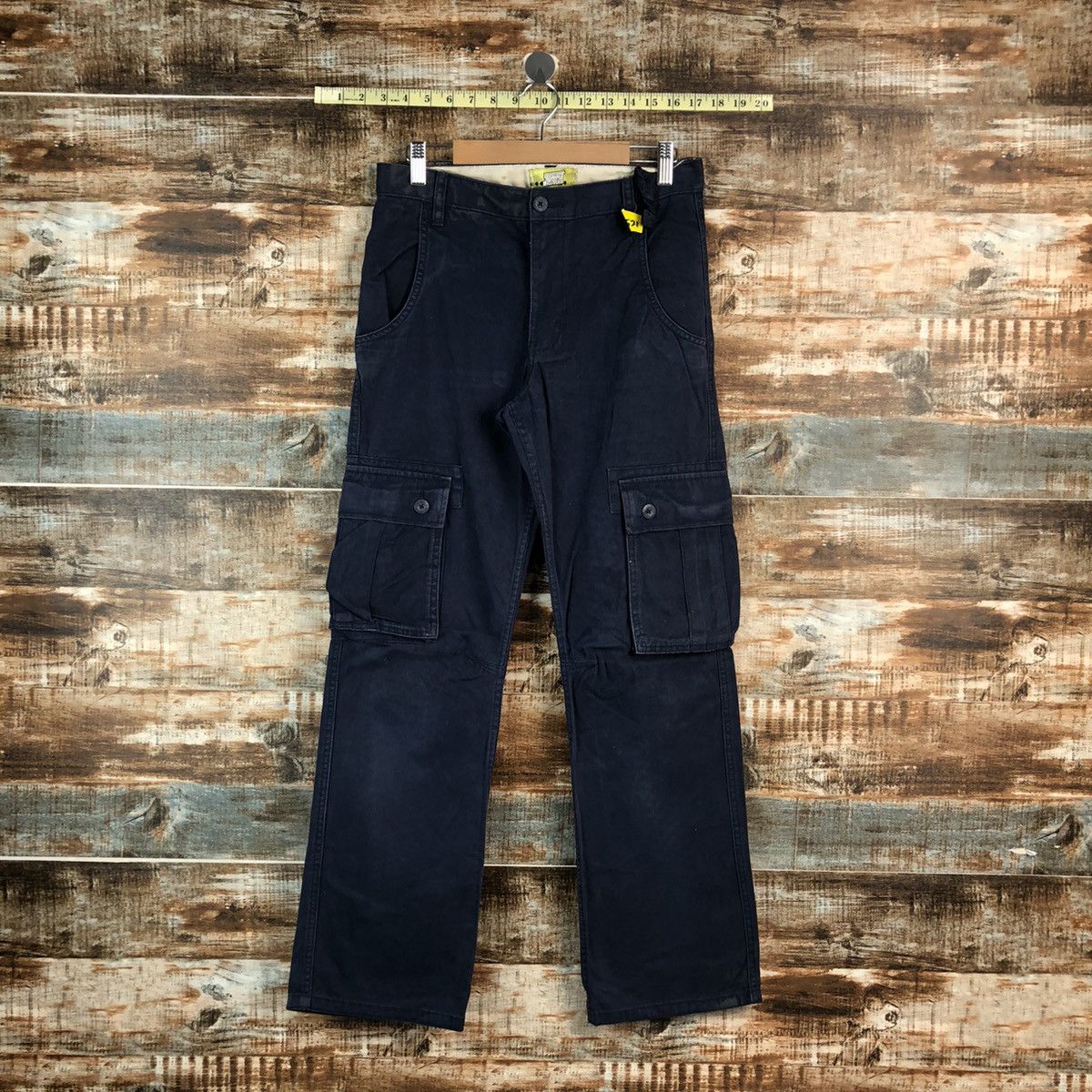 Japanese Brand Old Navy Black Cargo Multipocket Pants #A2521 Size US 28 / EU 44 - 1 Thumbnail
