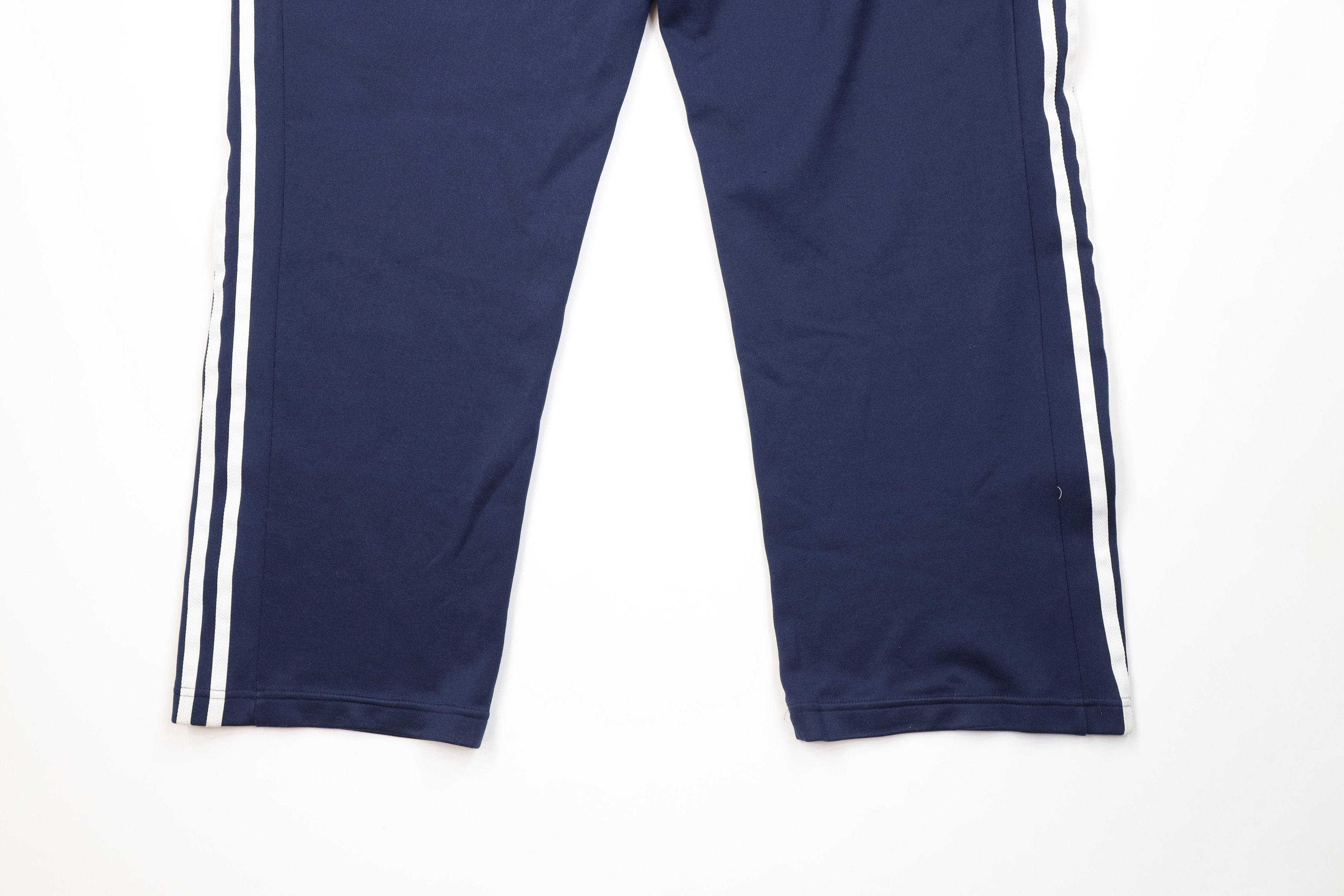 Adidas Vintage Y2K Adidas Striped Wide Leg Sweatpants Pants Blue Size US 36 / EU 52 - 13 Thumbnail