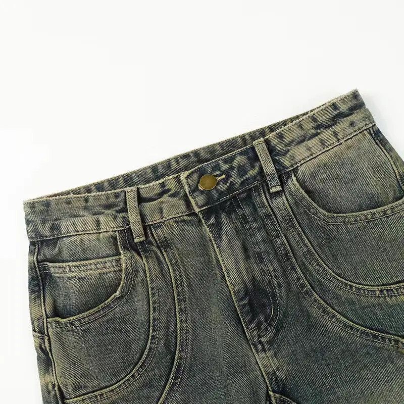 Japanese Brand × Jean Vintage Loose Casual Hip Hop Tie-Dye Jeans Size US 31 - 2 Thumbnail