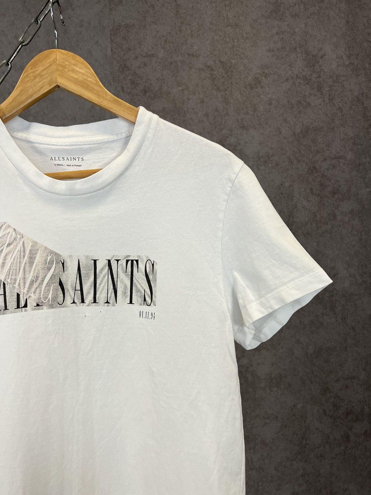 Allsaints Allsaints center logo tee Size US XS / EU 42 / 0 - 2 Thumbnail