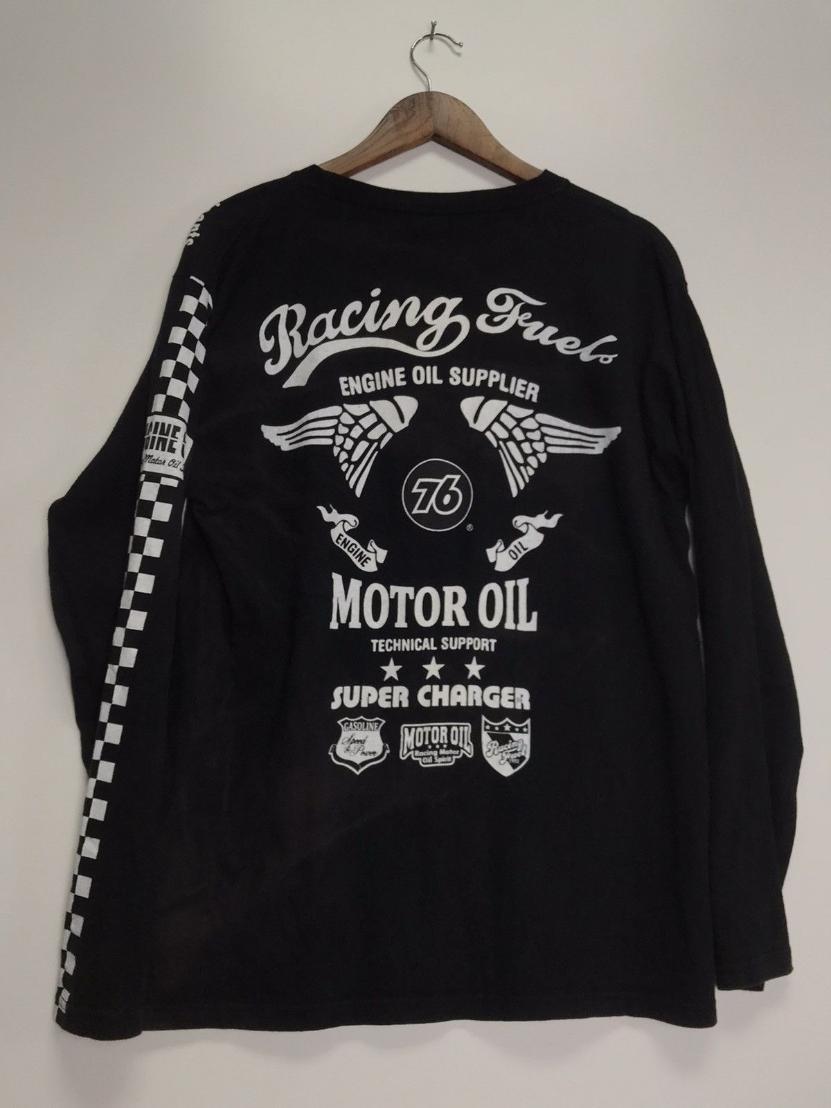 Vintage Vintage 76 Lubricants Racing Shirt Size US L / EU 52-54 / 3 - 9 Thumbnail