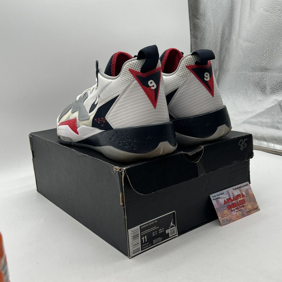 Nike Jordan Zoom 02 Olympics Size US 11 / EU 44 - 4 Thumbnail