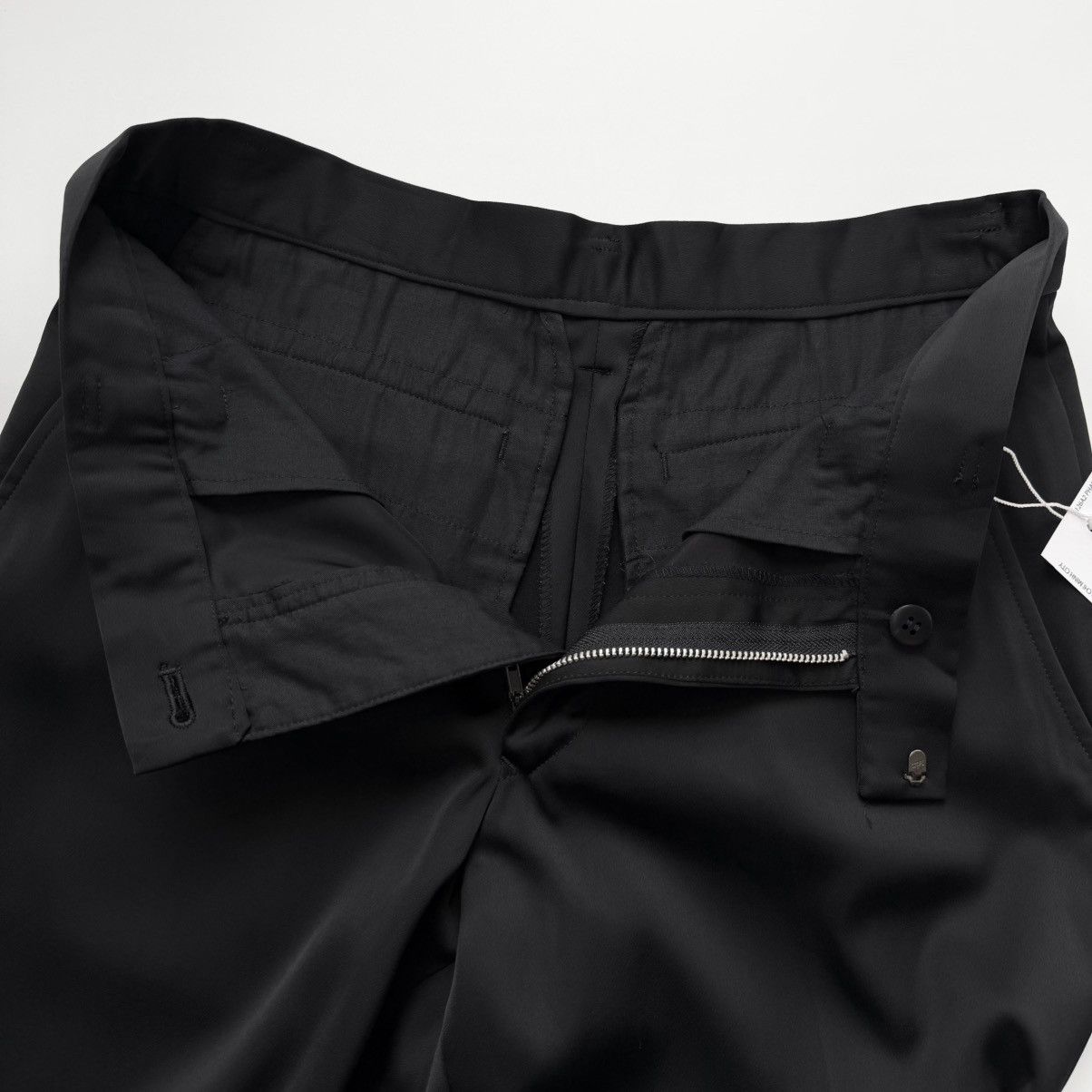 5351 POUR LES HOMMES 1990s 5351 Pour Les Hommes Satin Boot Cut Trousers Size US 30 / EU 46 - 4 Thumbnail