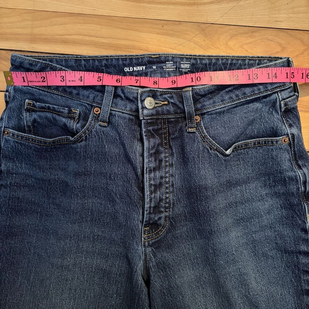 Old Navy Old Navy OG Straight Jeans - Size 12 Size 34" / US 12 / IT 48 - 5 Thumbnail