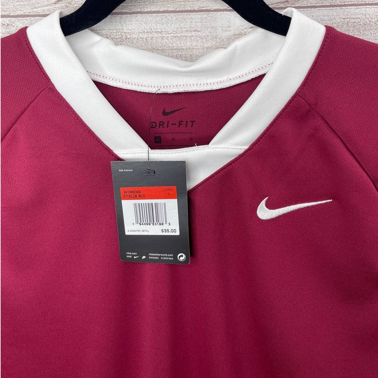 Nike NWT Nike Dri-Fit Lacrosse Field Hockey Jersey Women’s Size L Size L / US 10 / IT 46 - 2 Thumbnail