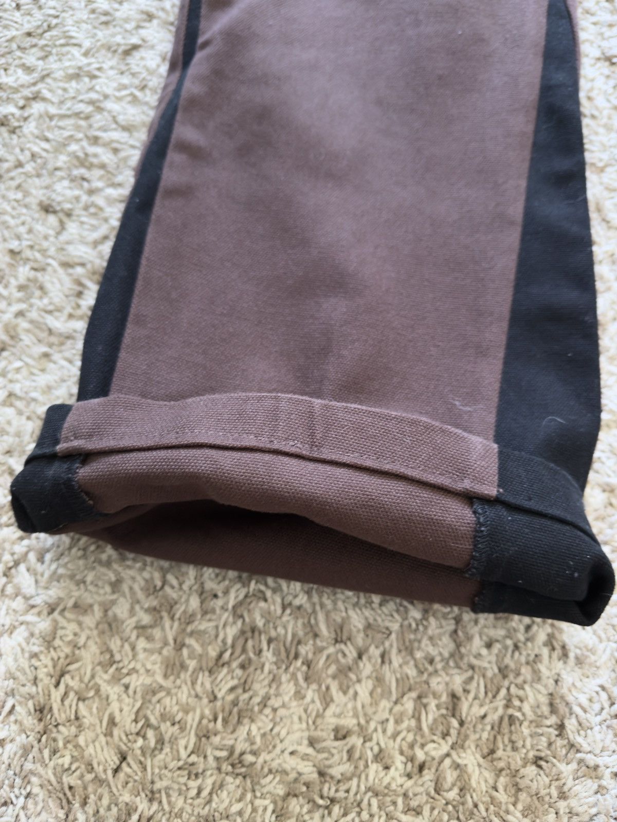 Raf Simons Raf Simons Heavy Canvas Flared Pants SS21 Contrasting Insert Size US 34 / EU 50 - 6 Thumbnail