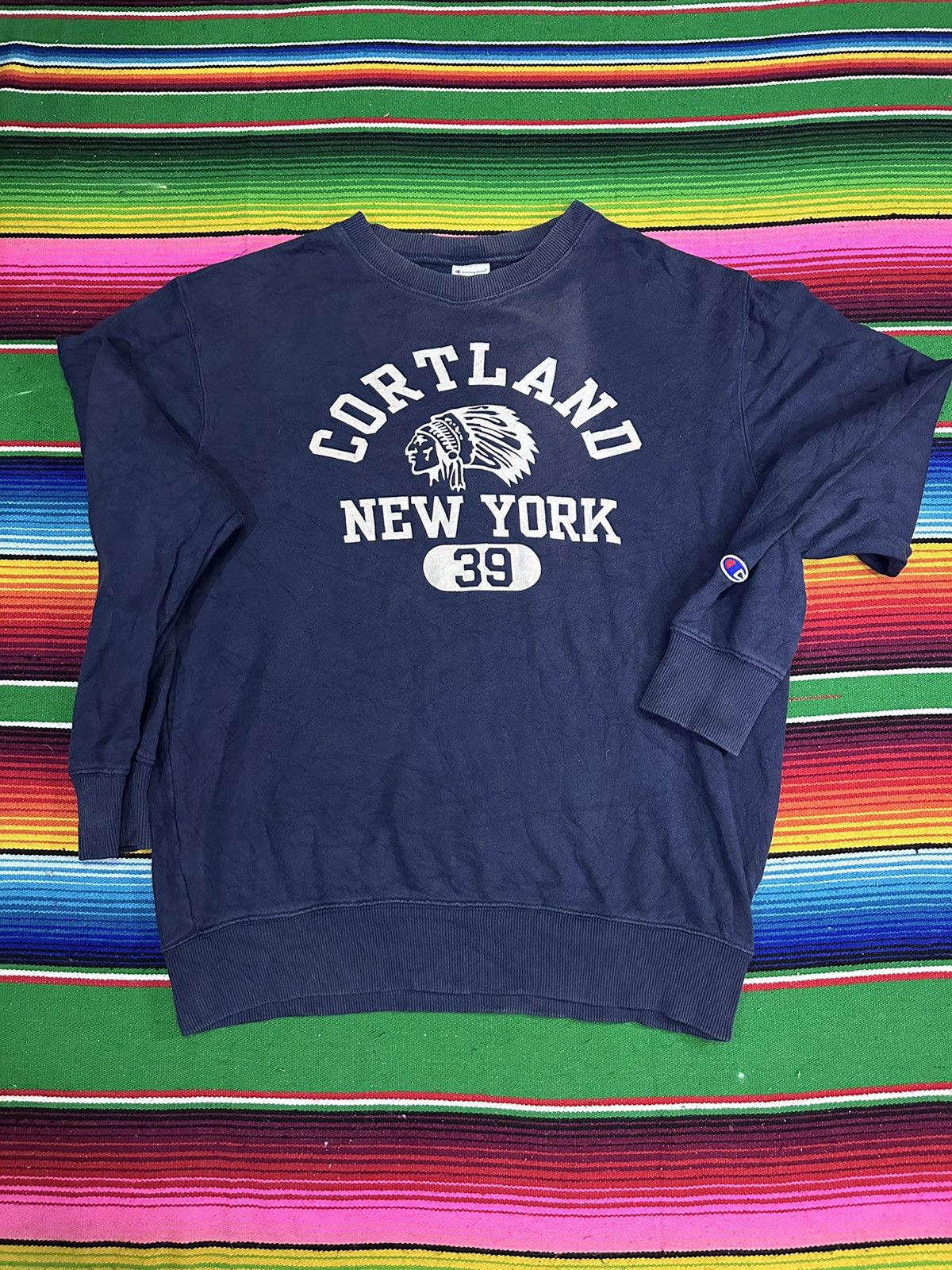 Champion 💥Champion SunFaded💥 Streetwear Champion CortLand NewYork💥 Size US L / EU 52-54 / 3 - 1 Thumbnail