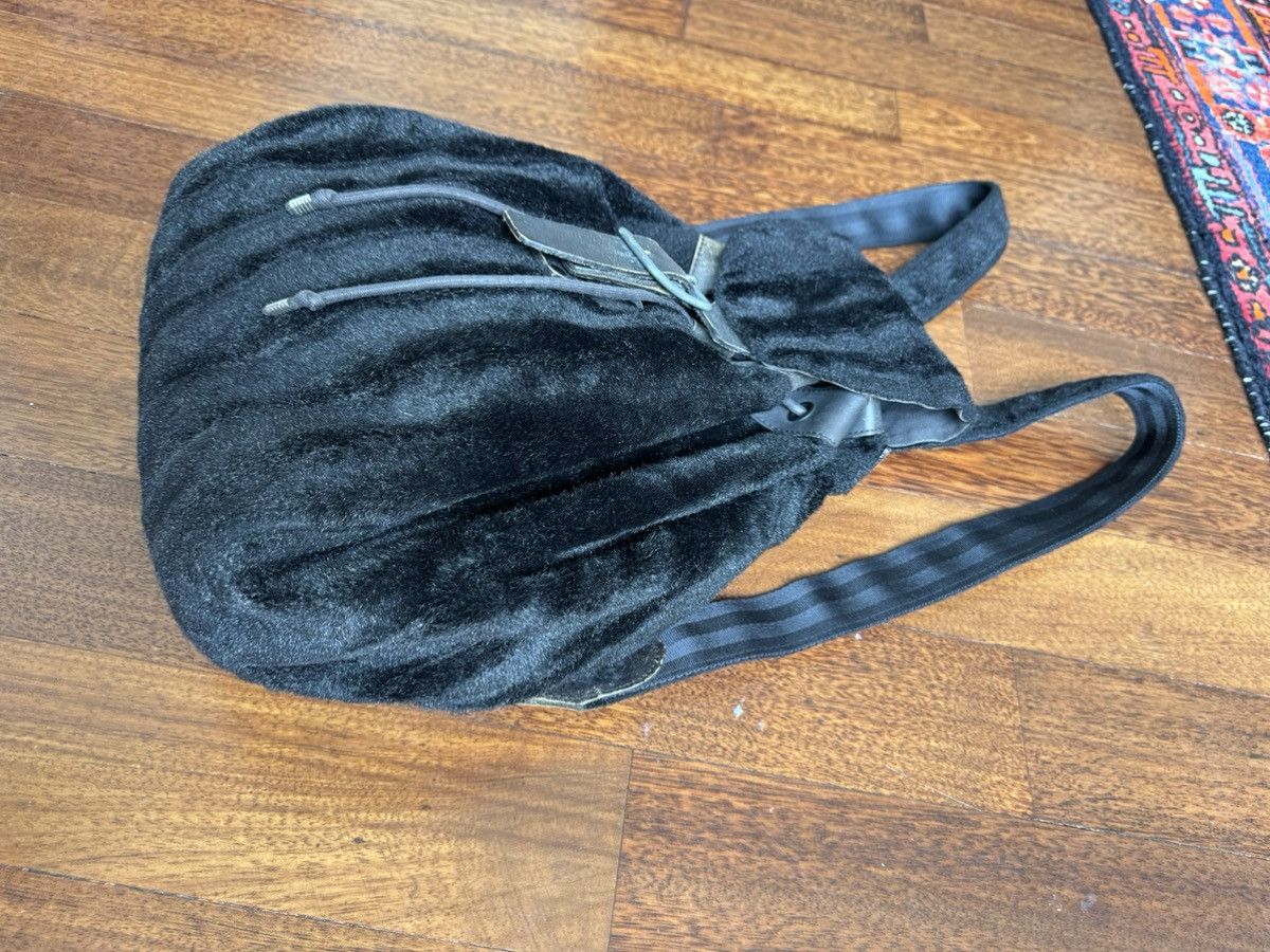 Japanese Brand SAZABY'S HOMME FUR DRAWSTRING BAGPACK Size ONE SIZE - 4 Thumbnail