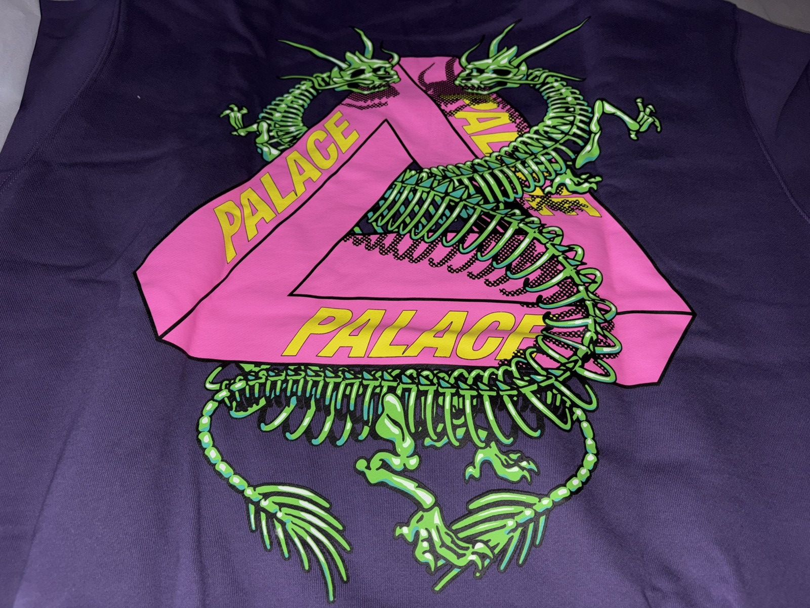 Palace Palace Dragon Bones Tri Ferg Hoodie Purple Size US XL / EU 56 / 4 - 2 Thumbnail