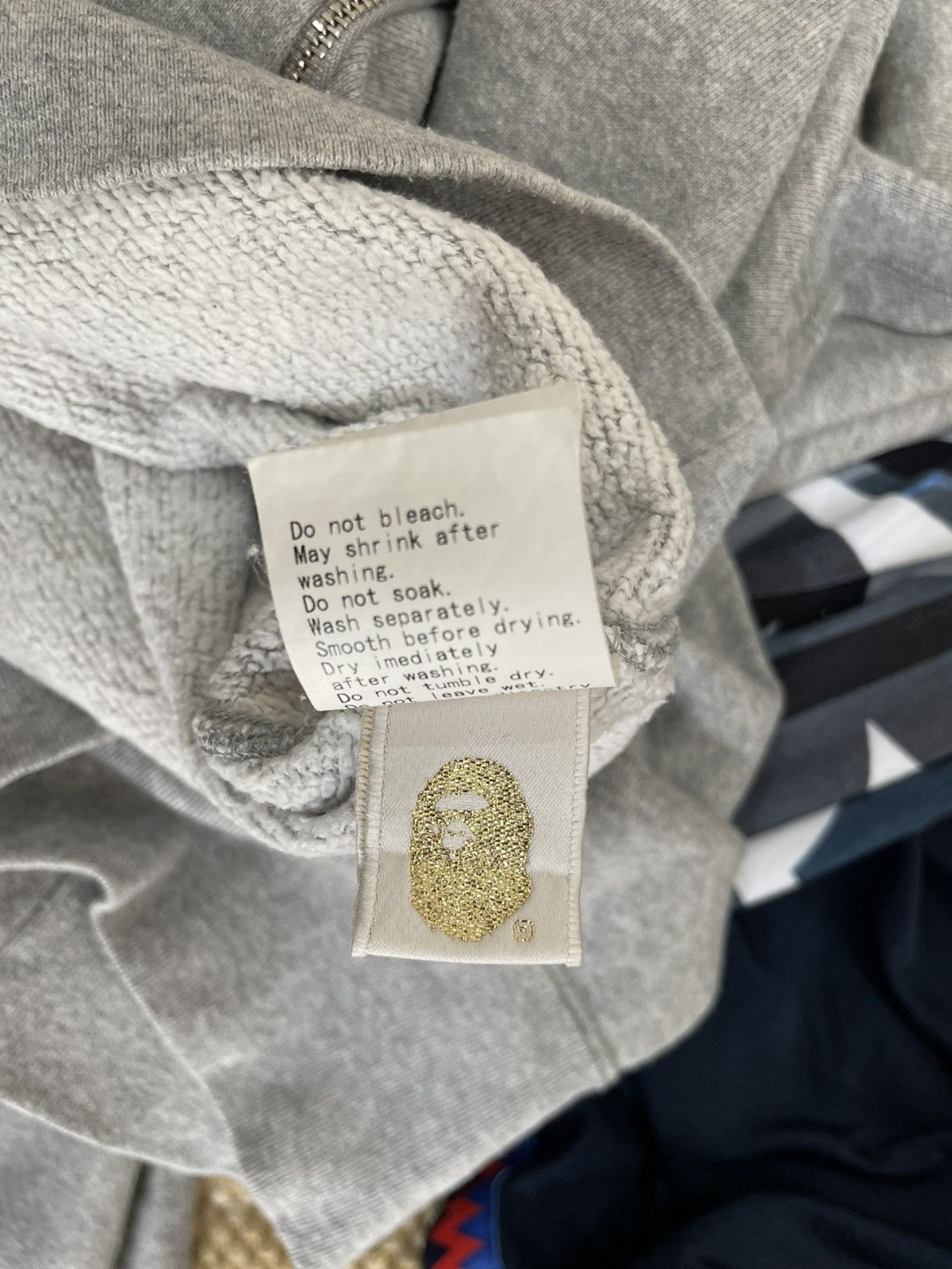 Bape × Nigo OG Bape Classic Bapesta Cursive Spellout Pullover Size US M / EU 48-50 / 2 - 11 Thumbnail