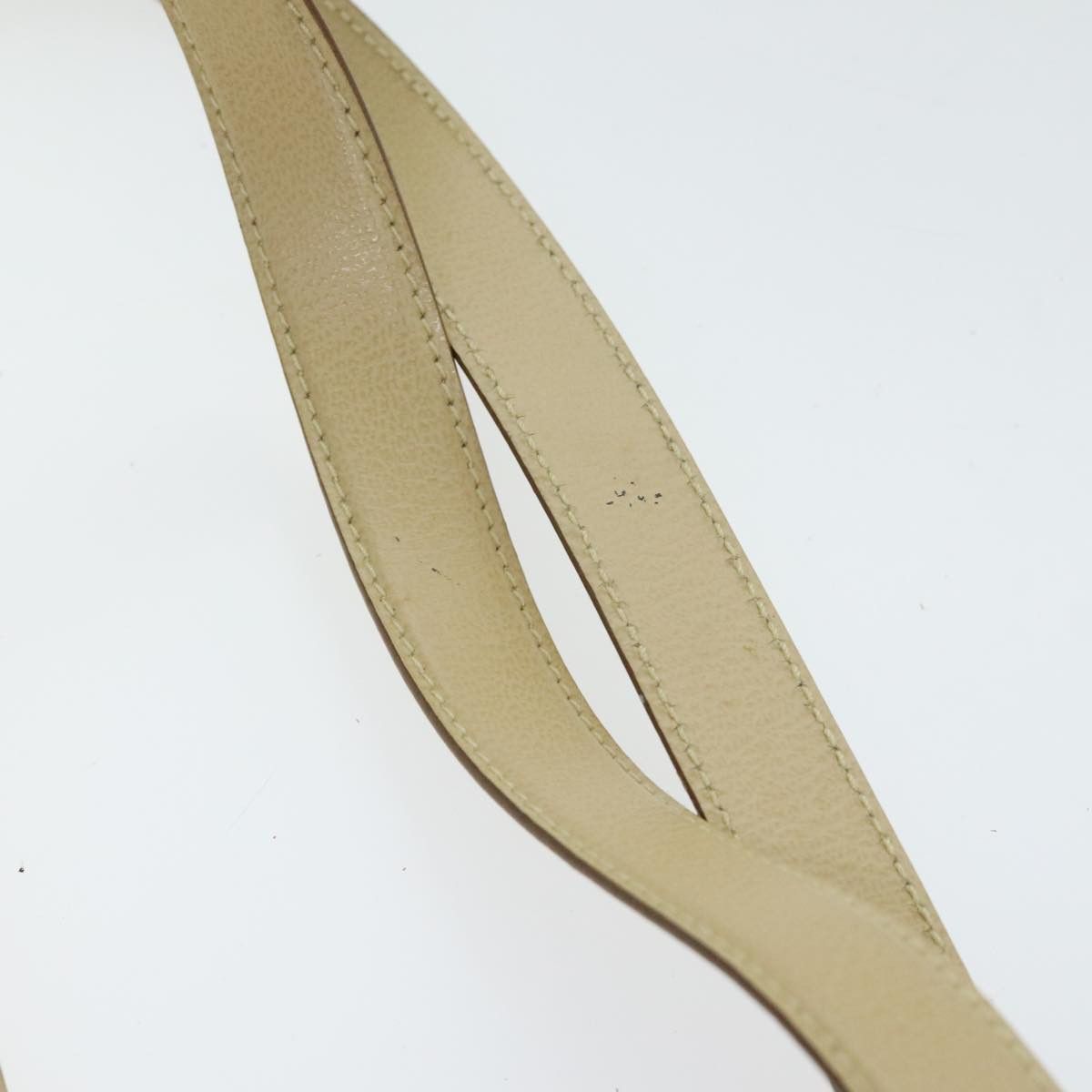 Salvatore Ferragamo Salvatore Ferragamo Gancini Shoulder Bag Leather Beige Gold Size ONE SIZE - 8 Thumbnail