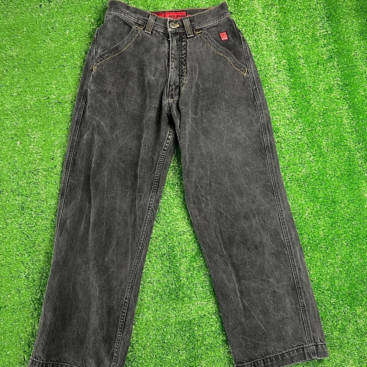 JNCO Vintage JNCO Rose Sword Dagger Jeans Size US 31 - 5 Thumbnail
