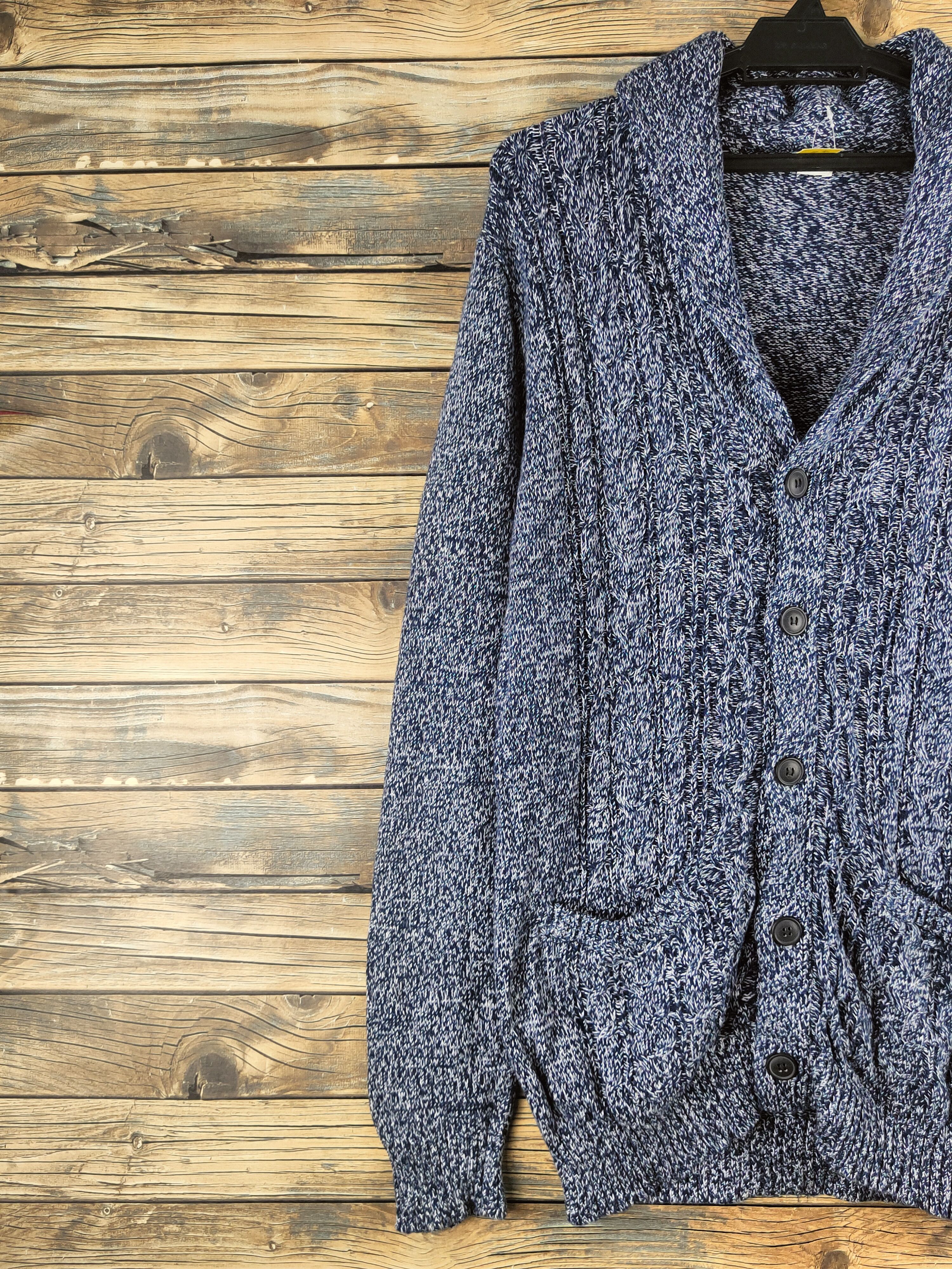 GU DL GU Navy Knitwear Cardigan #46-197 Size US L / EU 52-54 / 3 - 3 Thumbnail