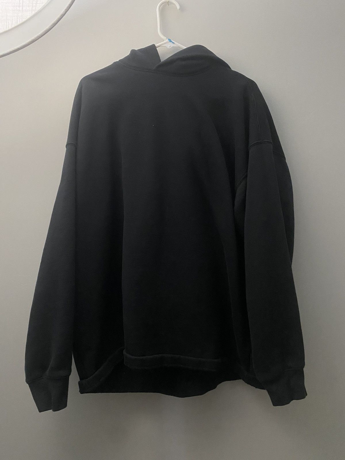 Essentials essentials black hoodie Grailed