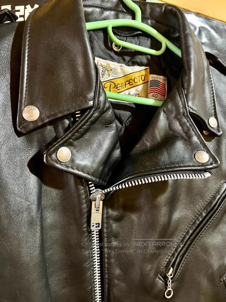 Schott Schott 618 Leather Jacket Size US XL / EU 56 / 4 - 2 Thumbnail