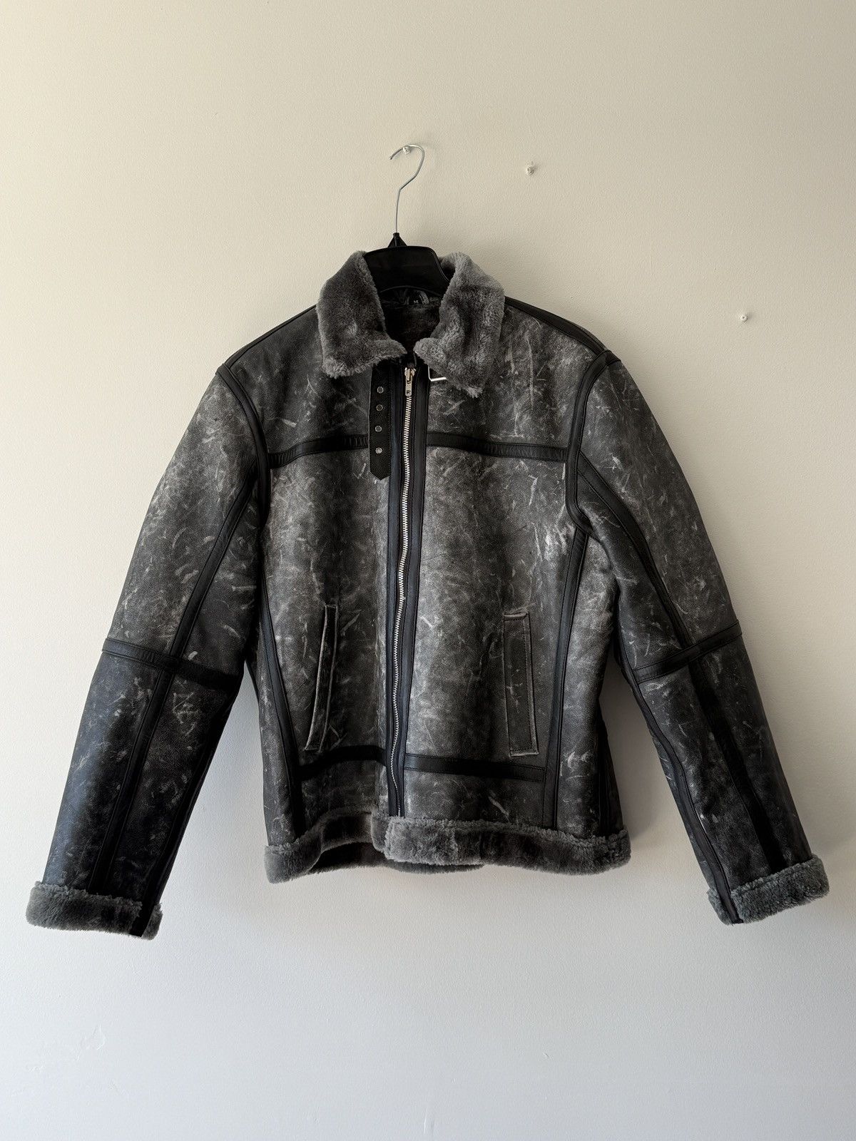 Other Hand-Made, Sheep Skin, Fur lined, SoftGenuine Leather Jacket Size US M / EU 48-50 / 2 - 1 Thumbnail