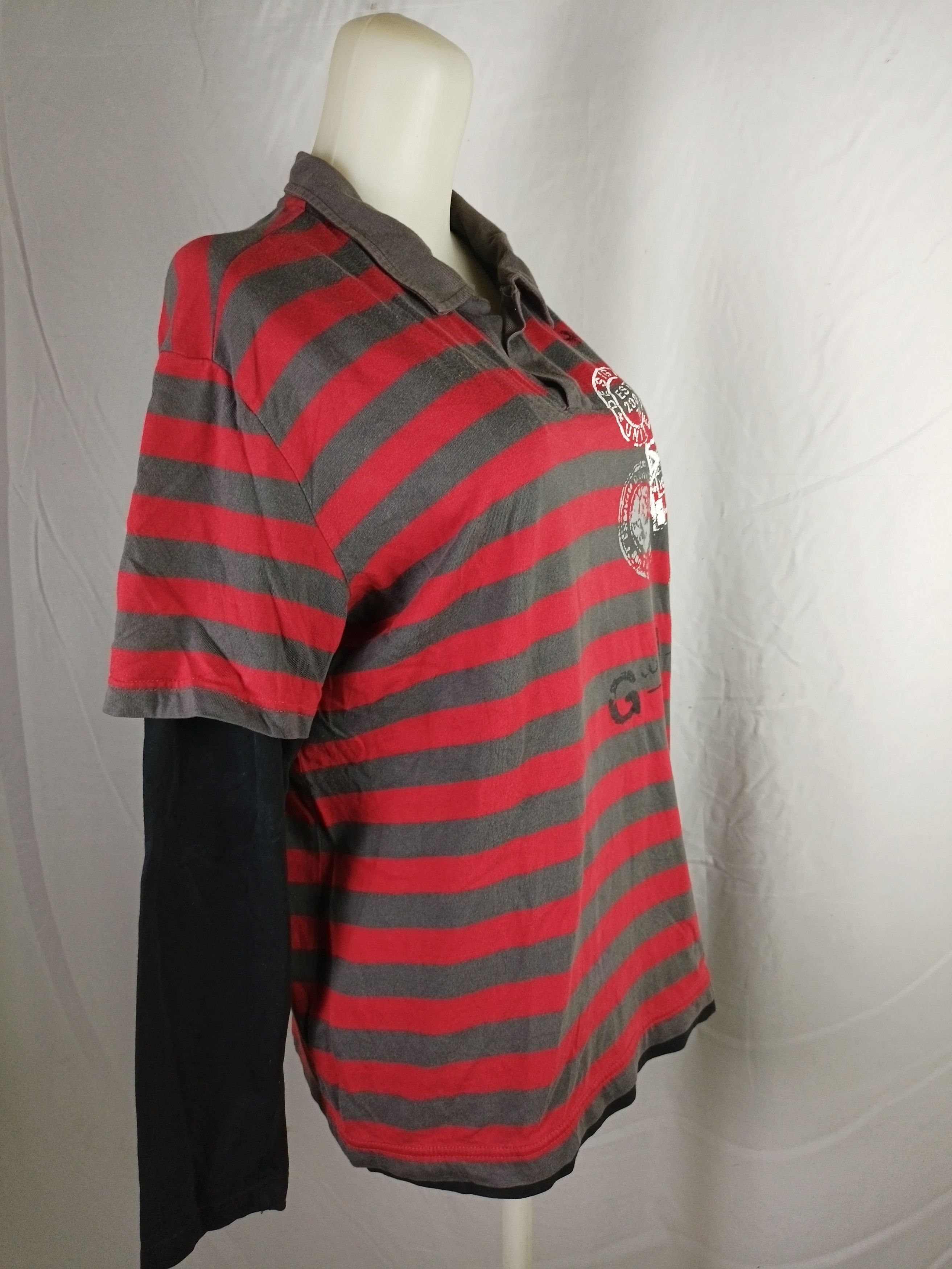 If Six Was Nine × Japanese Brand Design United Double Layers Long Sleeve Stripe Size US L / EU 52-54 / 3 - 15 Thumbnail