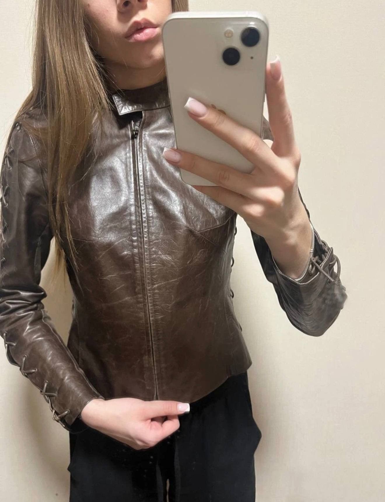 Alexander McQueen Authentic Alexander McQueen Leather Jacket Size XS / US 0-2 / IT 36-38 - 1 Thumbnail