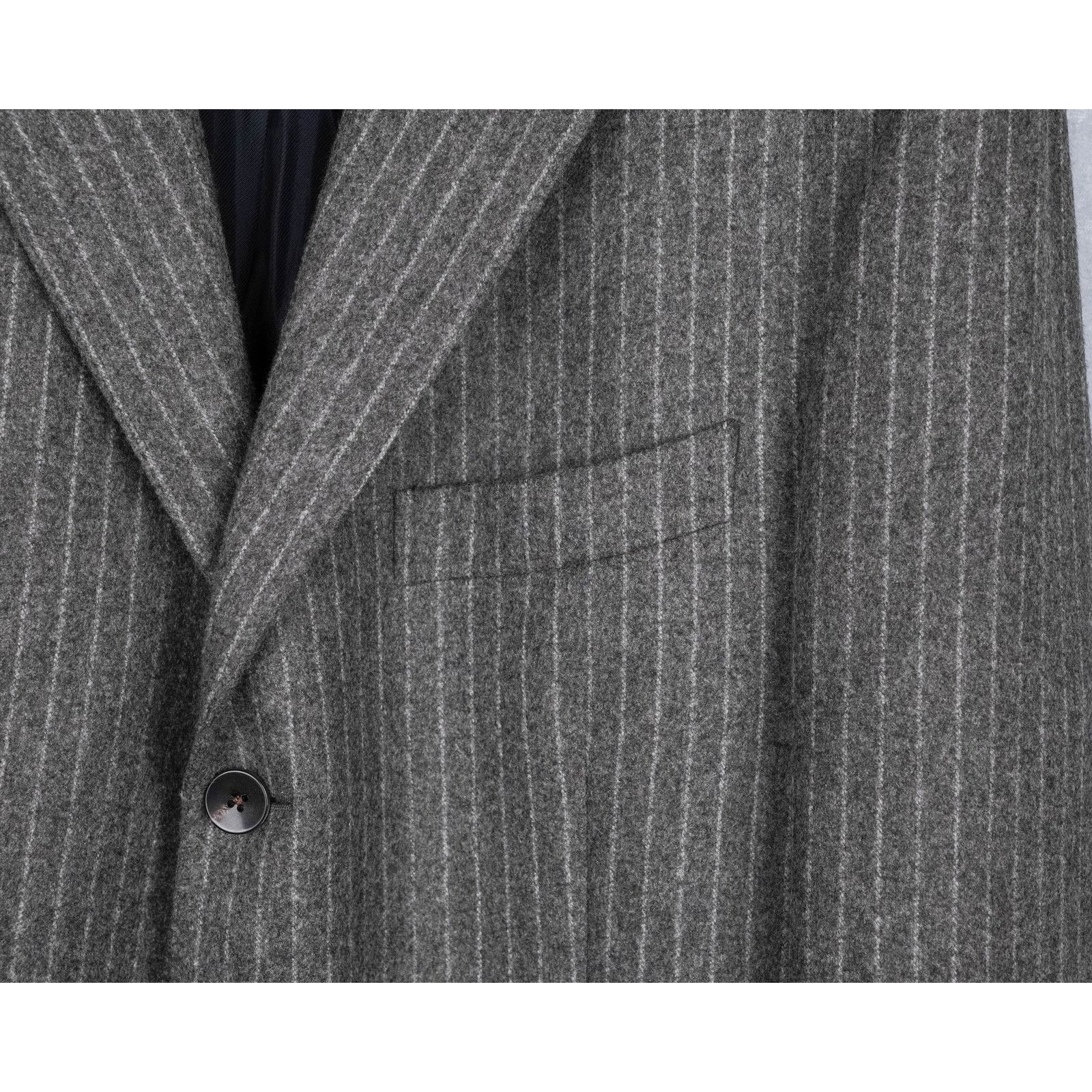 Boglioli Vintage boglioli classic gray pinstripe wool blazer jacket Size US L / EU 52-54 / 3 - 7 Thumbnail