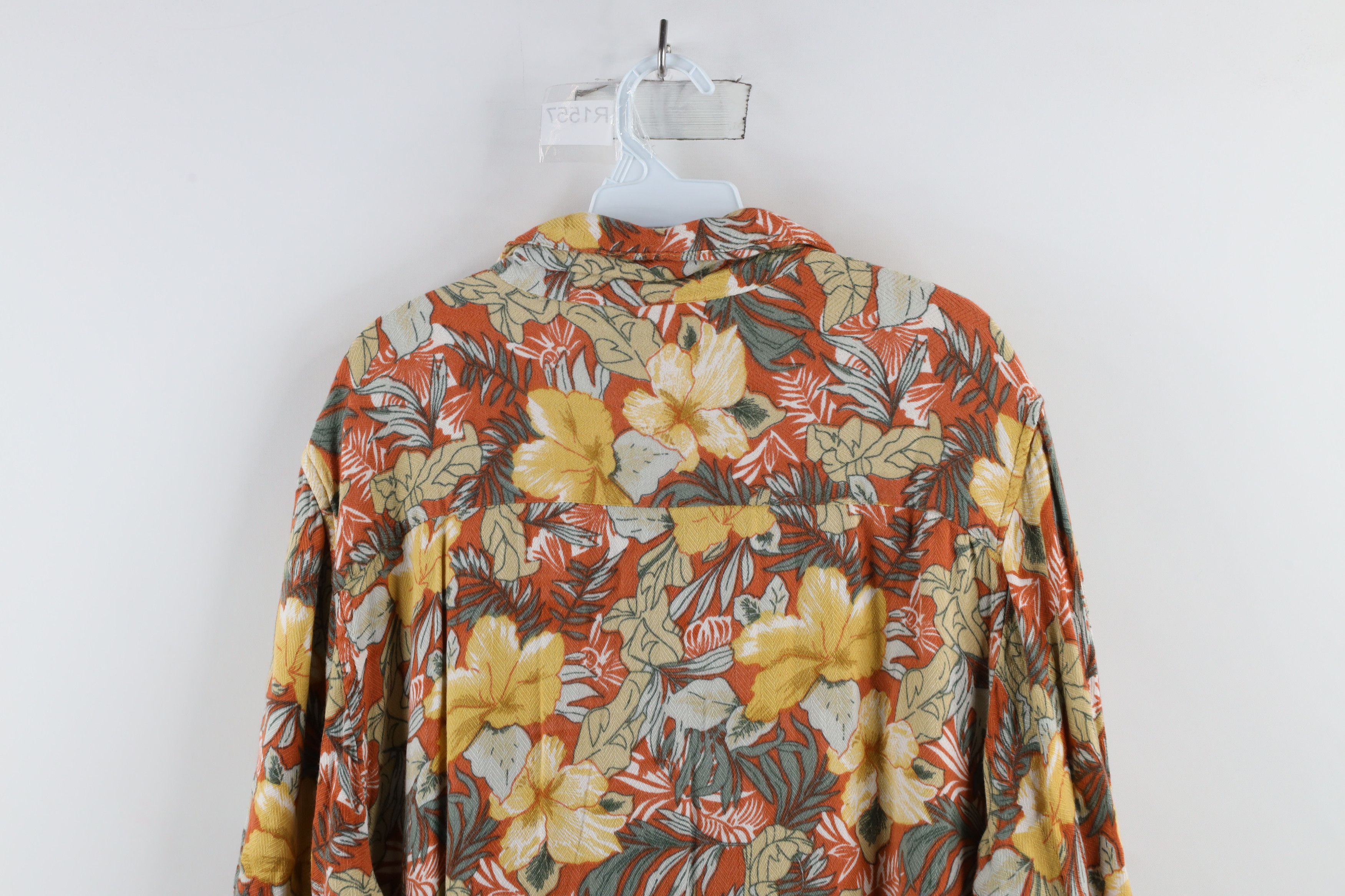 Vintage Vintage 90s Streetwear Hawaiian Camp Collar Button Shirt Size US L / EU 52-54 / 3 - 8 Thumbnail