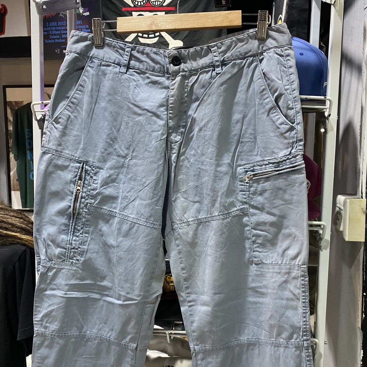 C.P. Company C.P. Company Baby Blue Cargo Pants Size US 32 / EU 48 - 3 Thumbnail