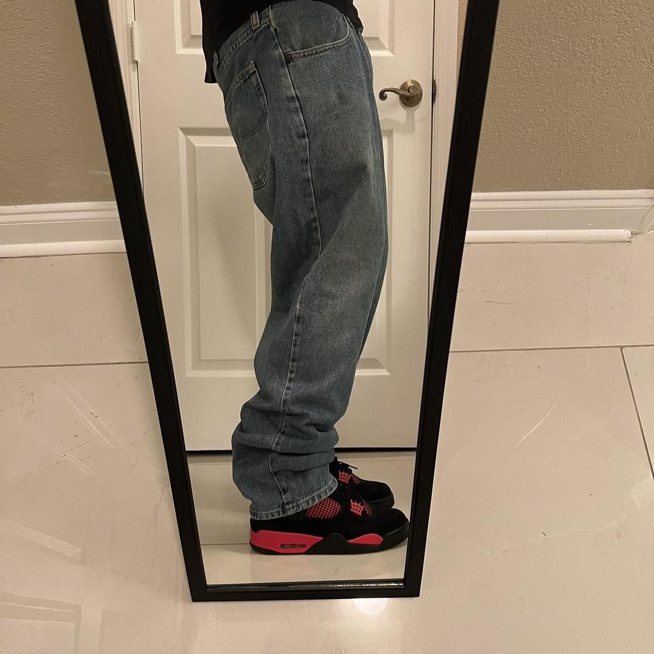 Japanese Brand × Vintage Vintage 2000s/Y2K Baggy Grunge Medium Wash Essential Jeans! Size US 38 / EU 54 - 2 Thumbnail