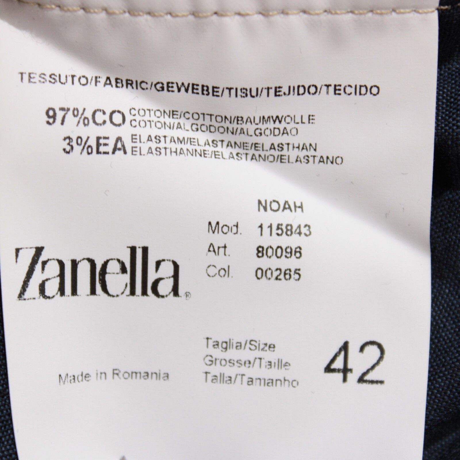 Zanella Zanella New with tags Chino Size 42 US In Beige Size US 42 / EU 58 - 6 Thumbnail