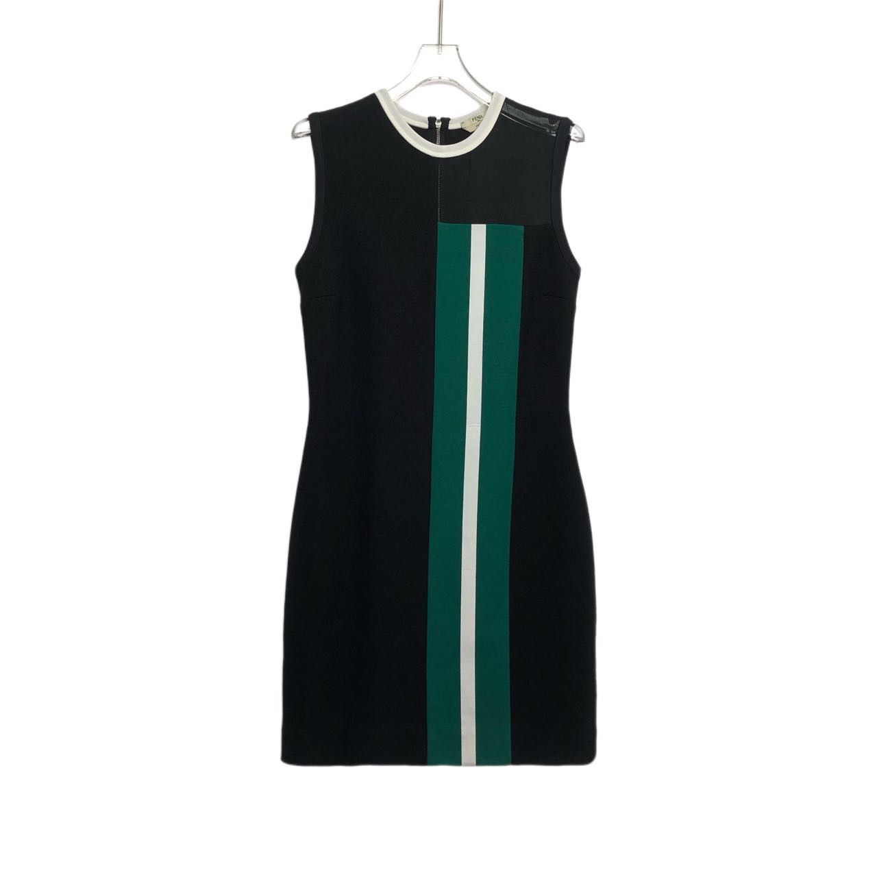 Fendi Fendi Crew Neck Sleeveless Casual Dress K26WX Size S / US 4 / IT 40 - 1 Thumbnail