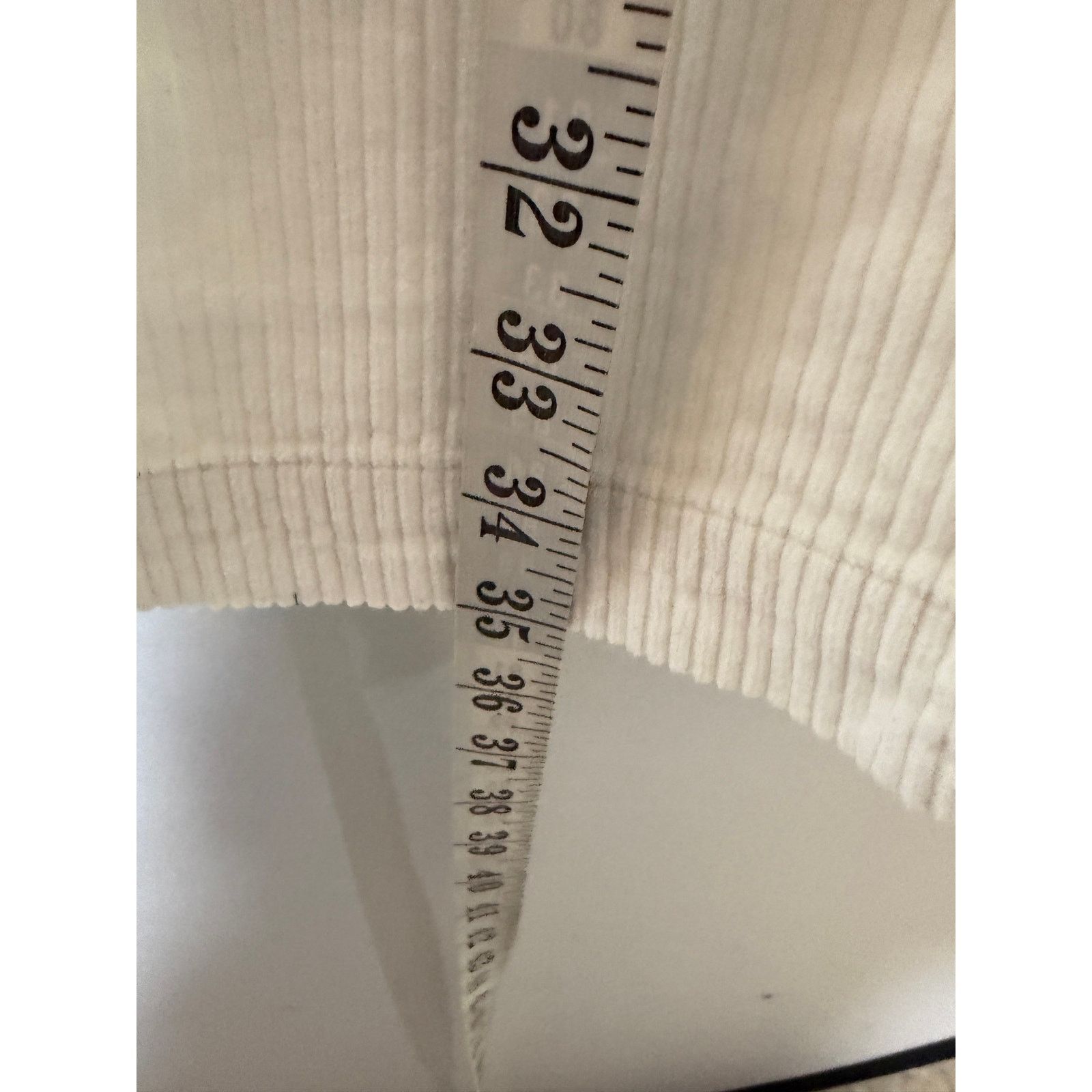 Other Egg Trading London white corduroy cropped pants One Size Size 30" / US 8 / IT 44 - 6 Thumbnail
