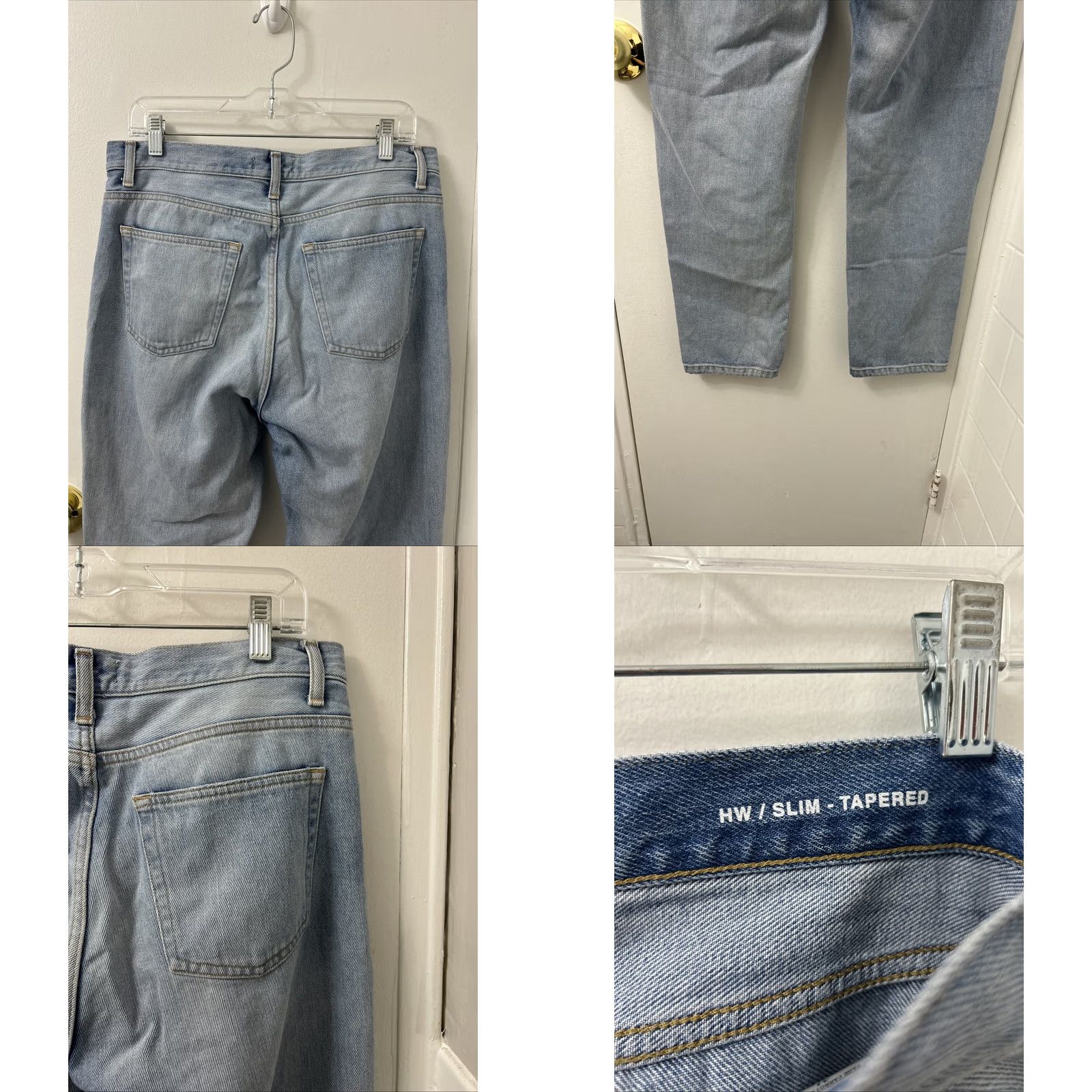 Carhartt VINTAGE Carhartt WIP Jeans Womens 31x28 Blue Page Carrot Ankle Slim Tapered YKK Pants Size 24" / US 00 / IT 34 - 8 Thumbnail