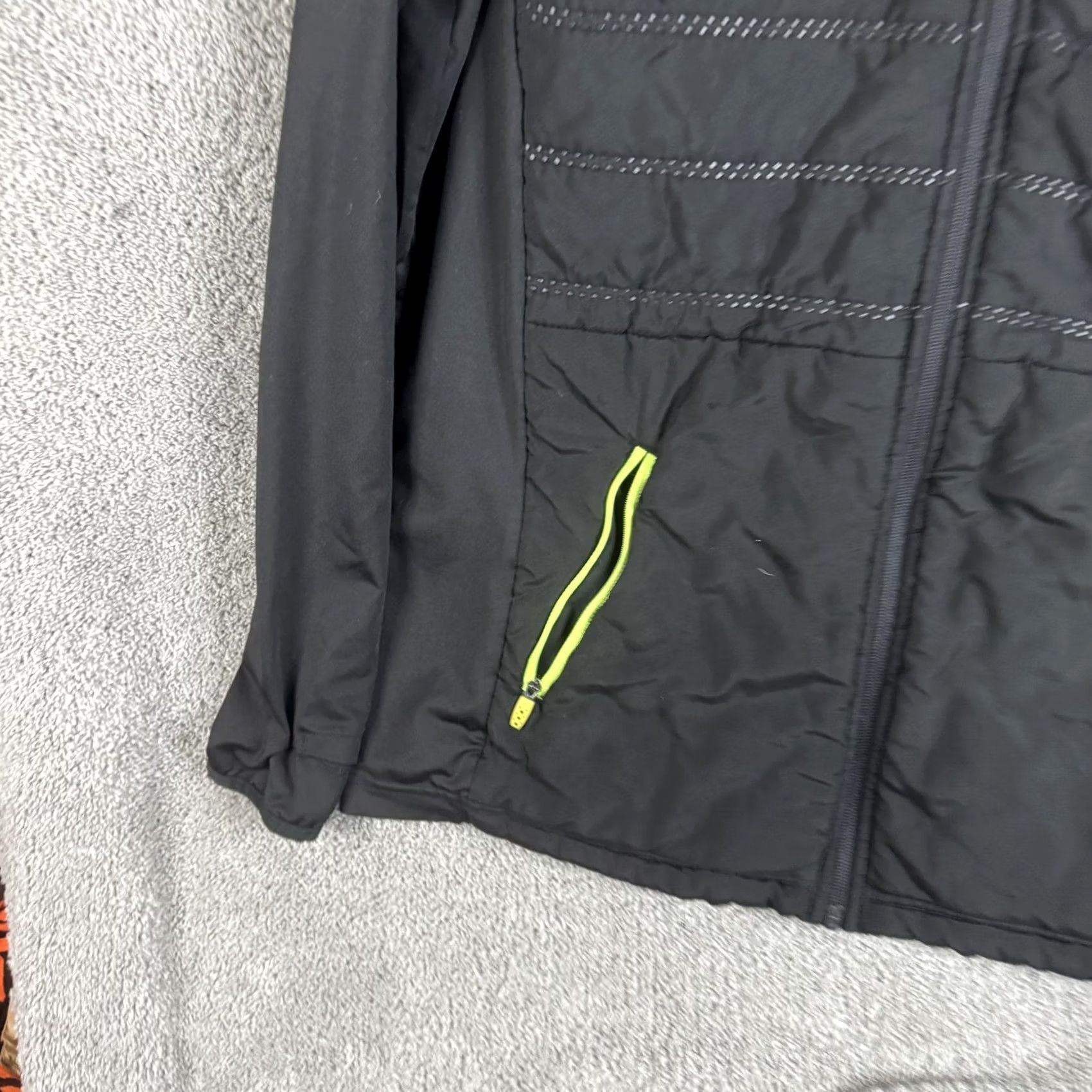 Russell Athletic Russell Athletic Track Jacket Mens L Black Full Zip Dri-Power 360 Reflective Size US L / EU 52-54 / 3 - 2 Thumbnail