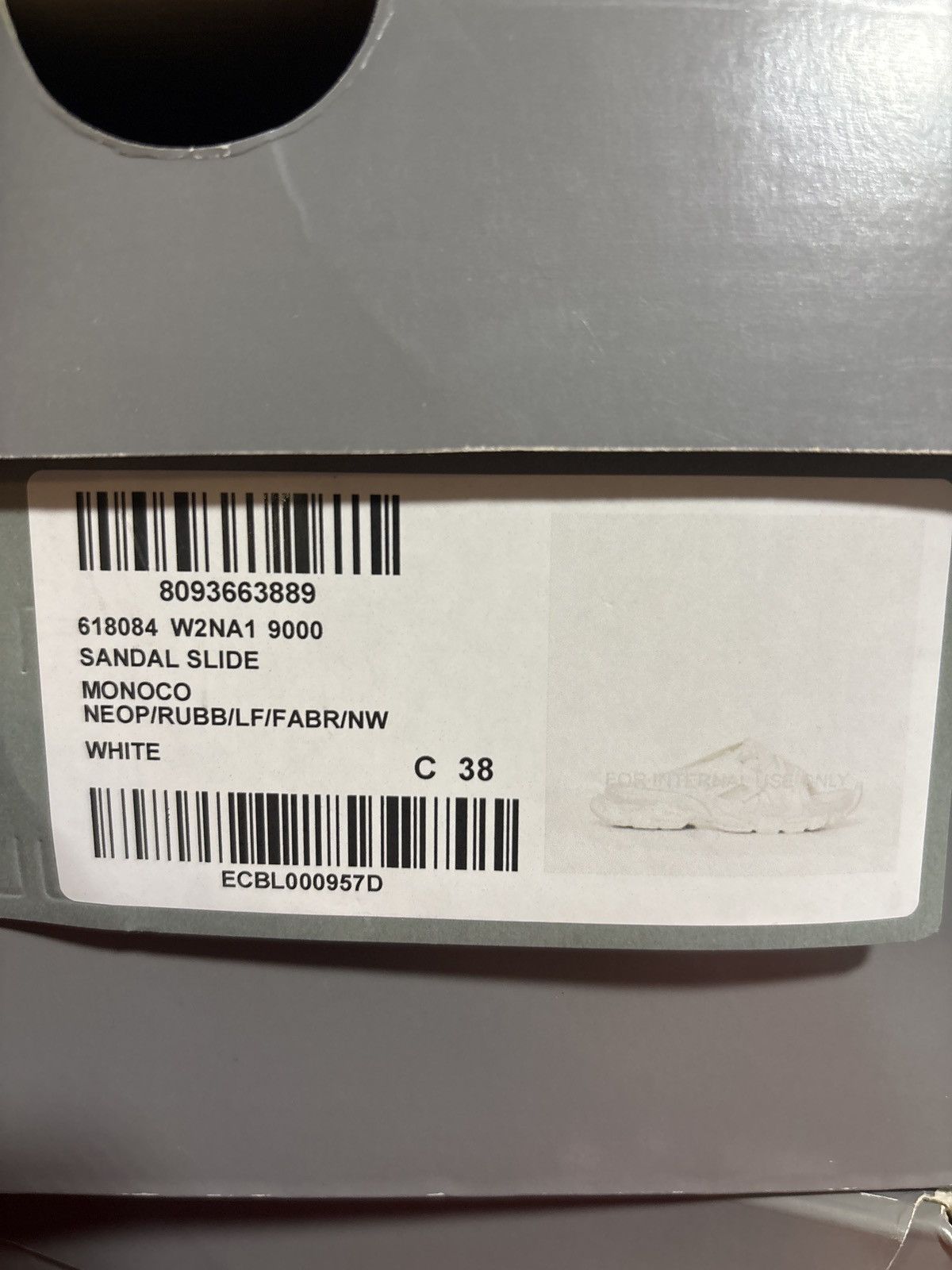 Balenciaga Balenciaga Track Slide NEW Size 38 Size US 8 / IT 38 - 2 Thumbnail