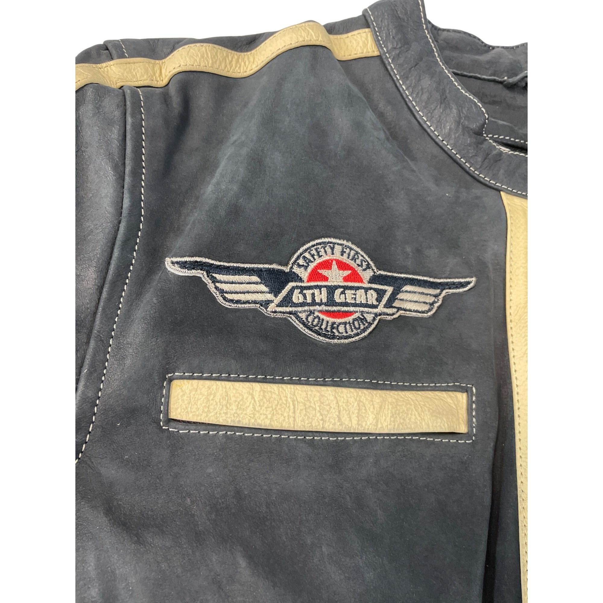 Other 6th Gear Speedicec womans Black Beige Leather Motorcycle Jac Size M / US 6-8 / IT 42-44 - 3 Thumbnail