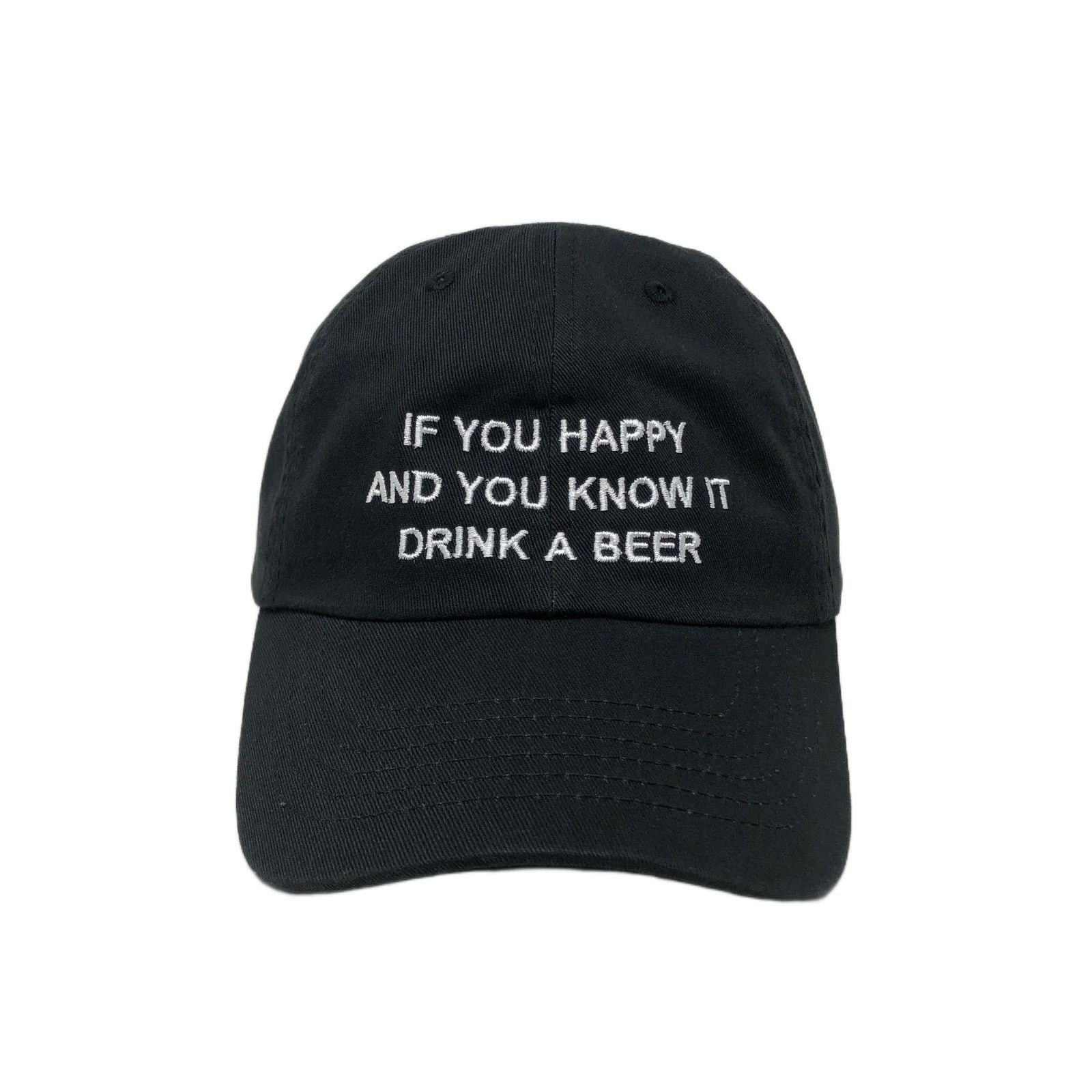 Other If You're Happy and You Know It Drink A Beer Dad Hat Size ONE SIZE - 3 Thumbnail