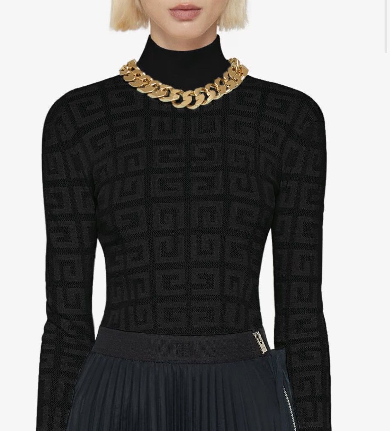 Givenchy Givenchy Jacquard Sweater Size XS / US 0-2 / IT 36-38 - 2 Thumbnail