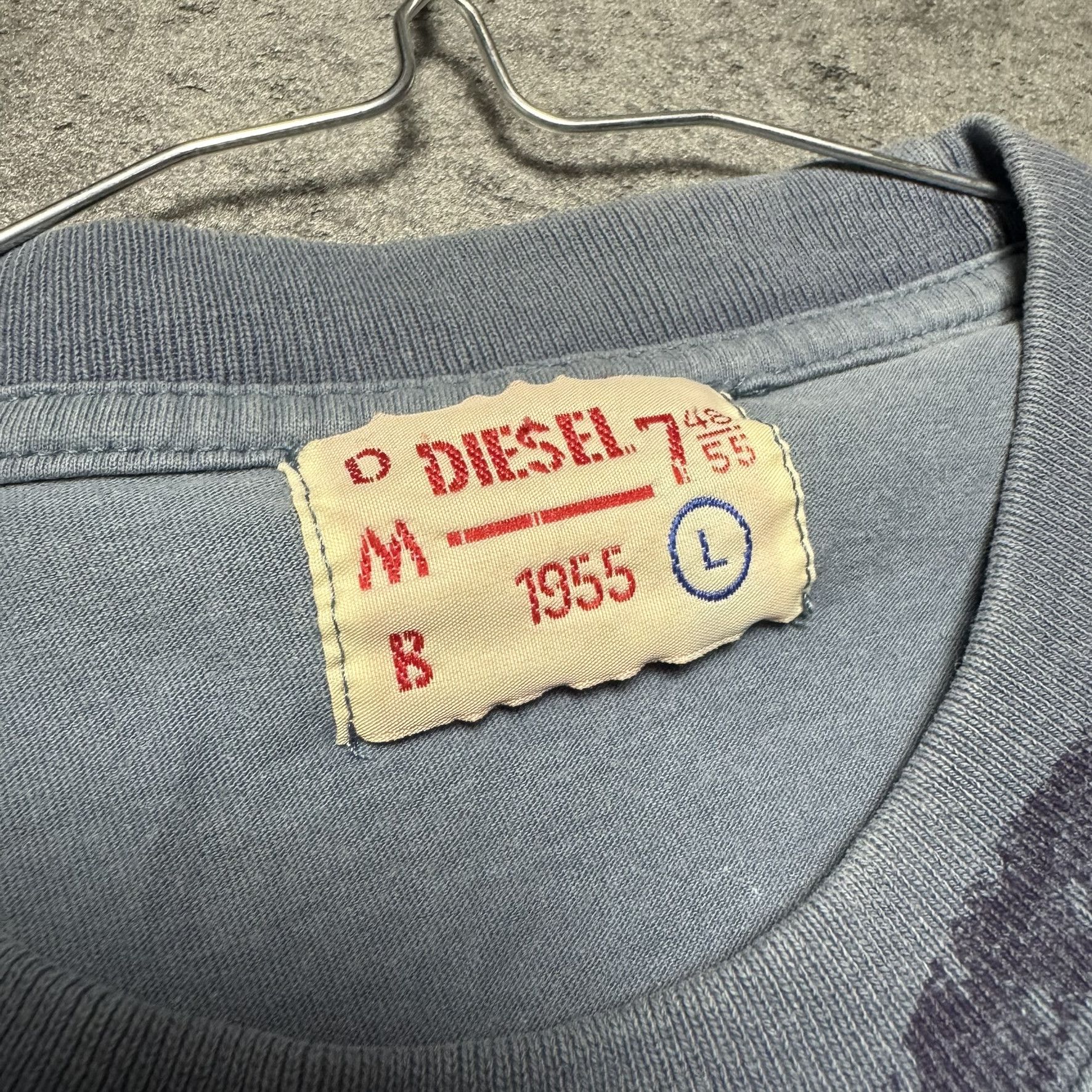 Diesel × Japanese Brand × Vintage Y2K Vintage Diesel Tee Shirt Archive Hype Size US XL / EU 56 / 4 - 4 Thumbnail