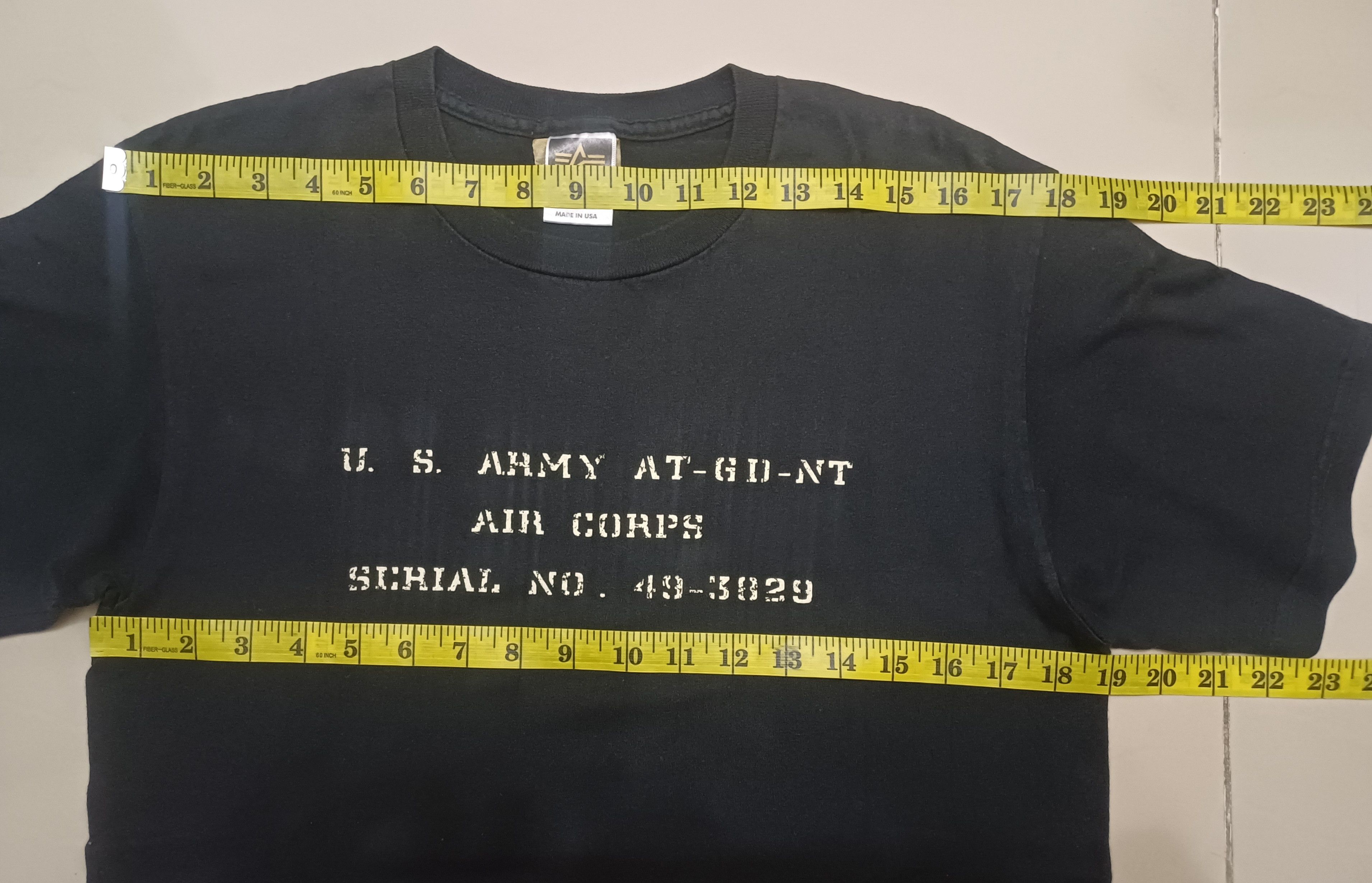Alpha Industries Vintage ALPHA INDUSTRIES t-shirt Size US M / EU 48-50 / 2 - 7 Thumbnail