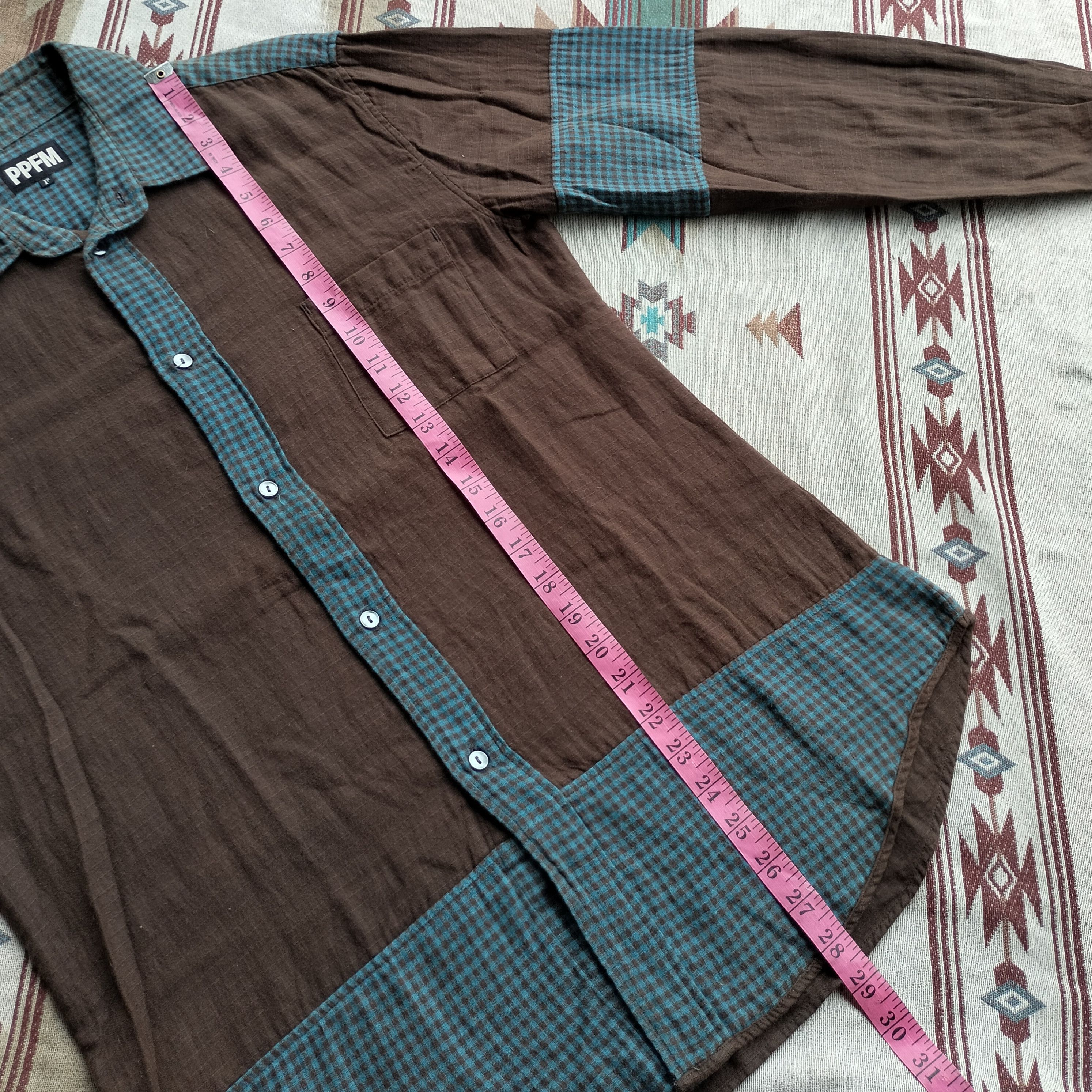 PPFM 2000s PPFM hybrid pladi basic Ls shirt Size US S / EU 44-46 / 1 - 14 Thumbnail