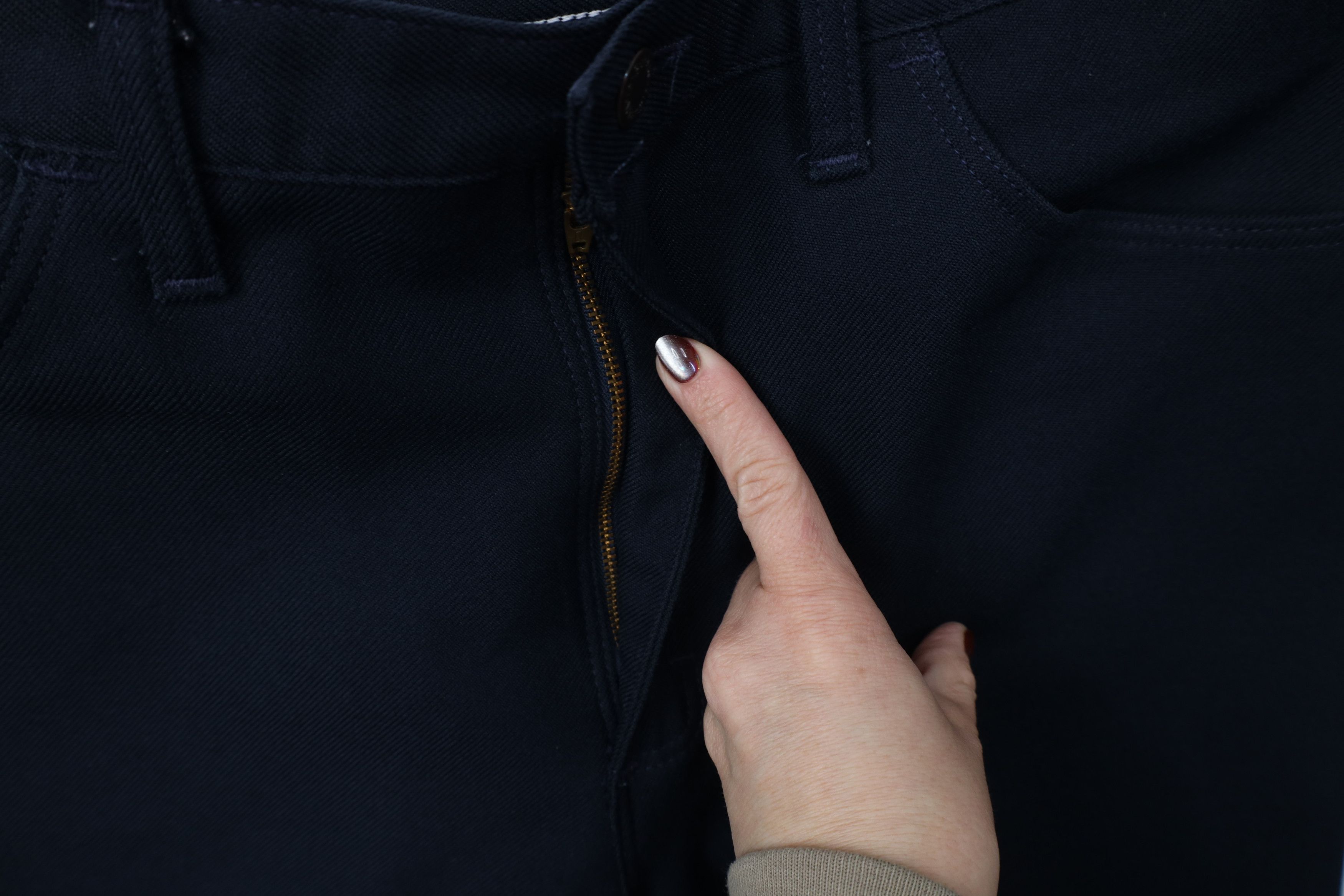 Wrangler Vintage 90s Wrangler Flared Wide Leg Chino Pants Blue USA Size US 34 / EU 50 - 6 Thumbnail