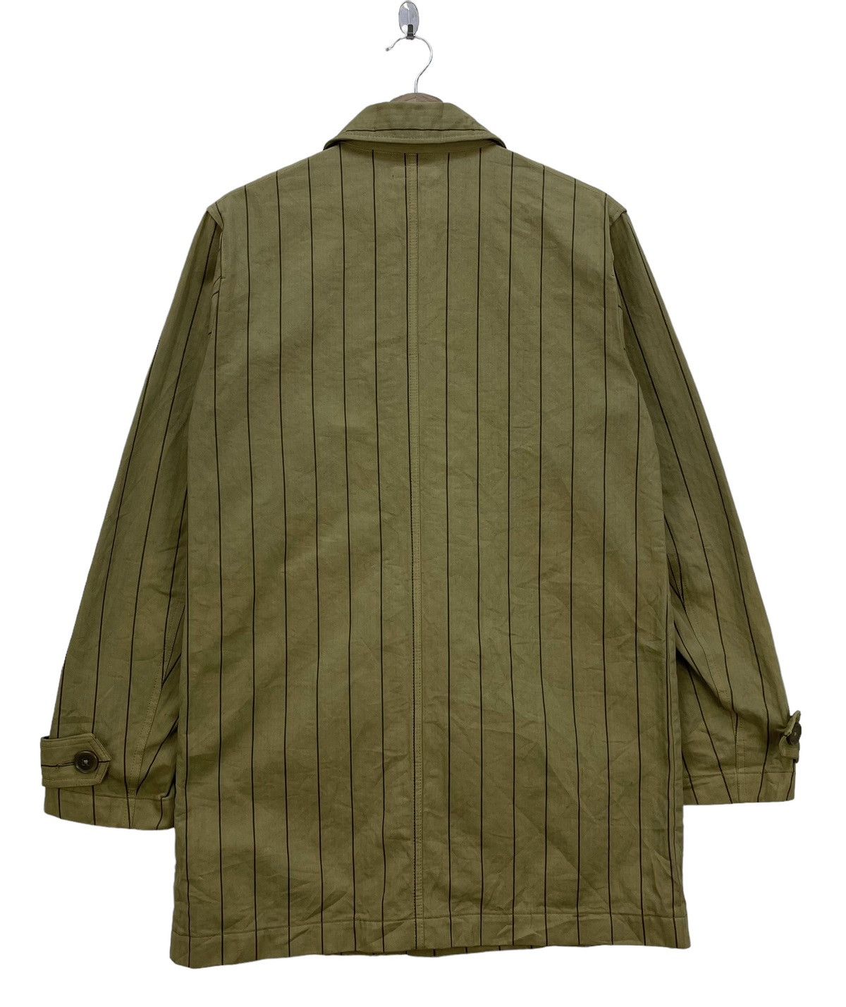 Japanese Brand 🔥Vintage Japanese Brand First Aid Worker Stripe Jacket Size US S / EU 44-46 / 1 - 2 Thumbnail