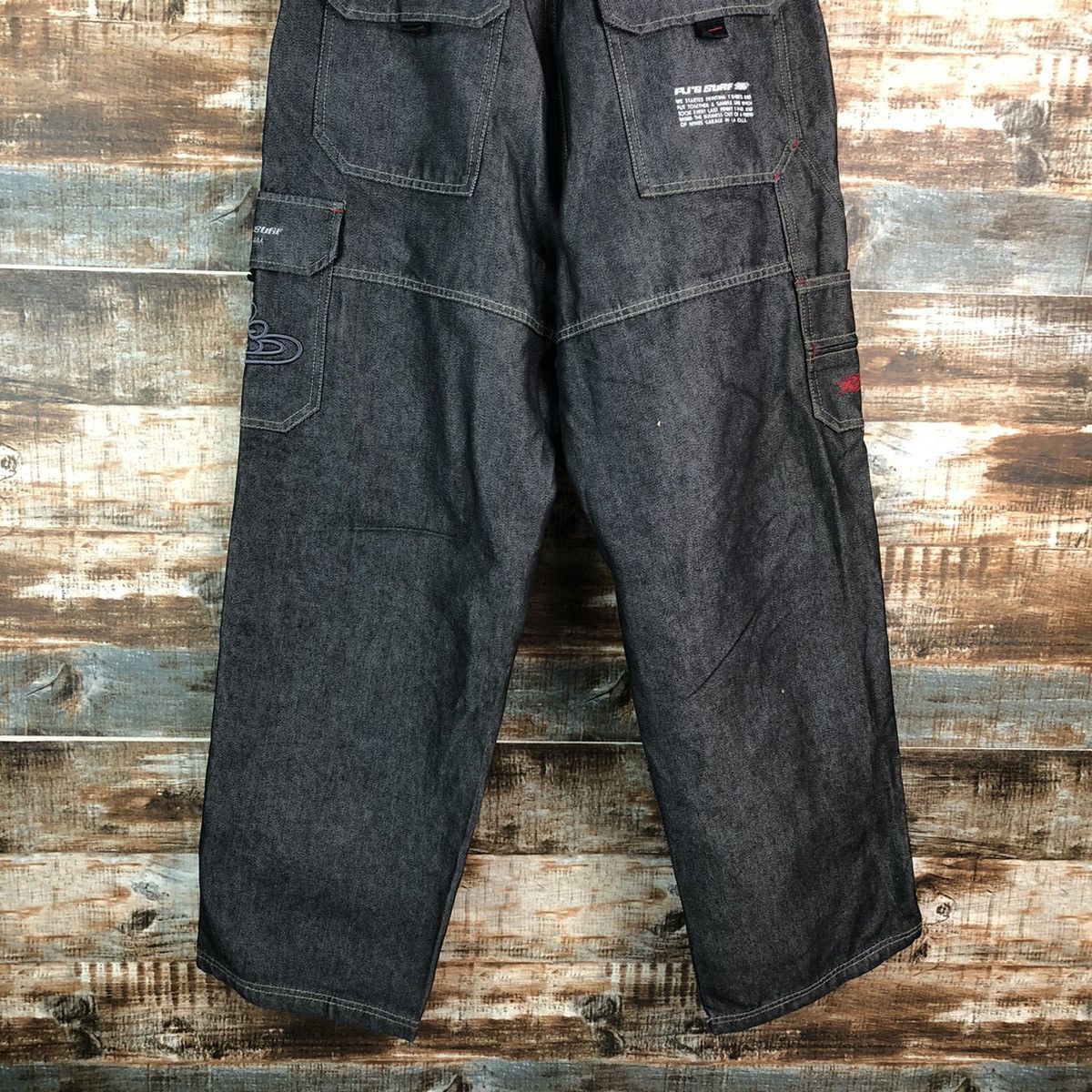Chance The Rapper PJS Surf Black Cargo Multipocket utility Pants #A2523 Size US 34 / EU 50 - 17 Thumbnail