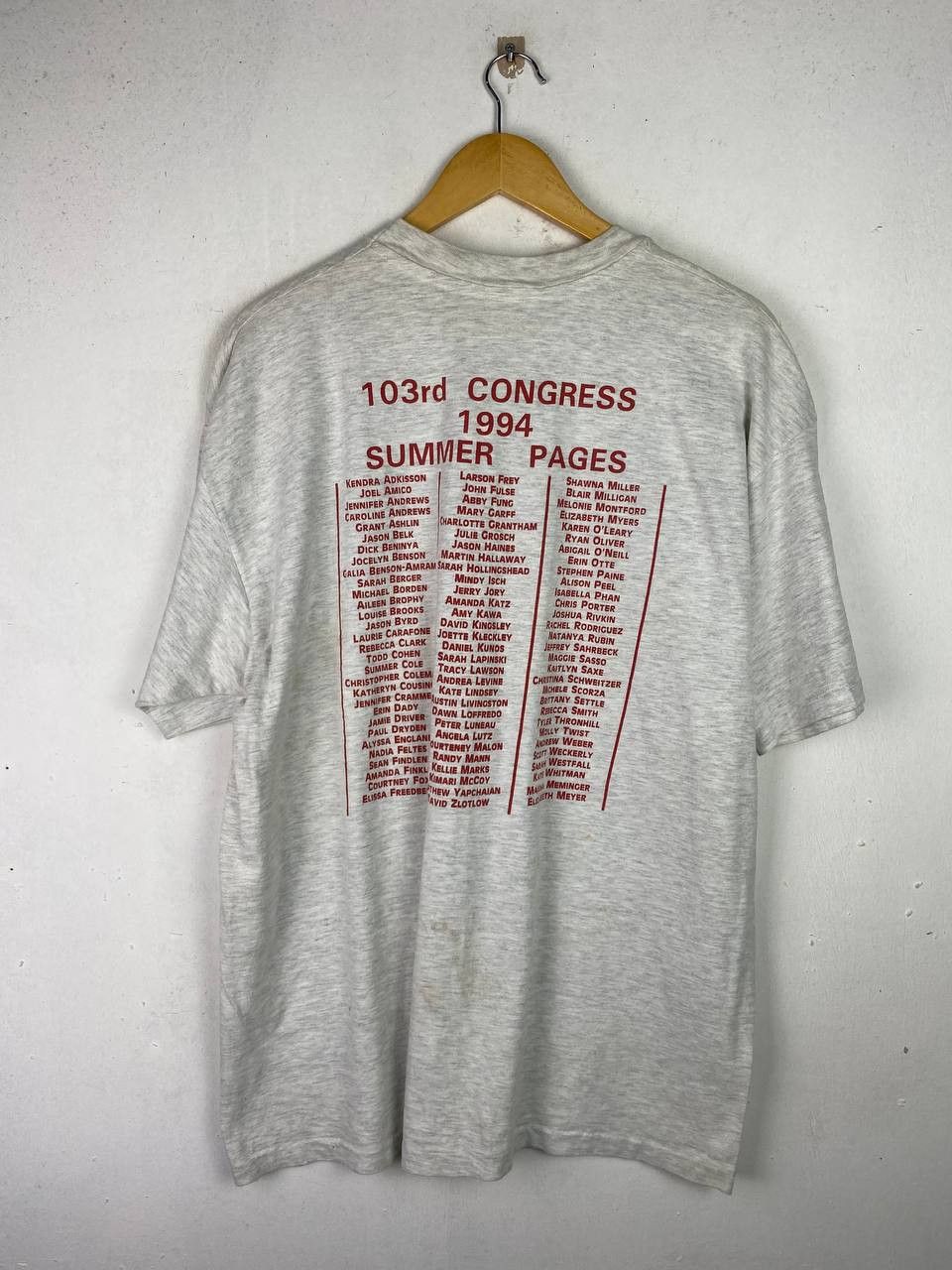 Vintage vintage united state congress tee nice design Size US XL / EU 56 / 4 - 8 Thumbnail