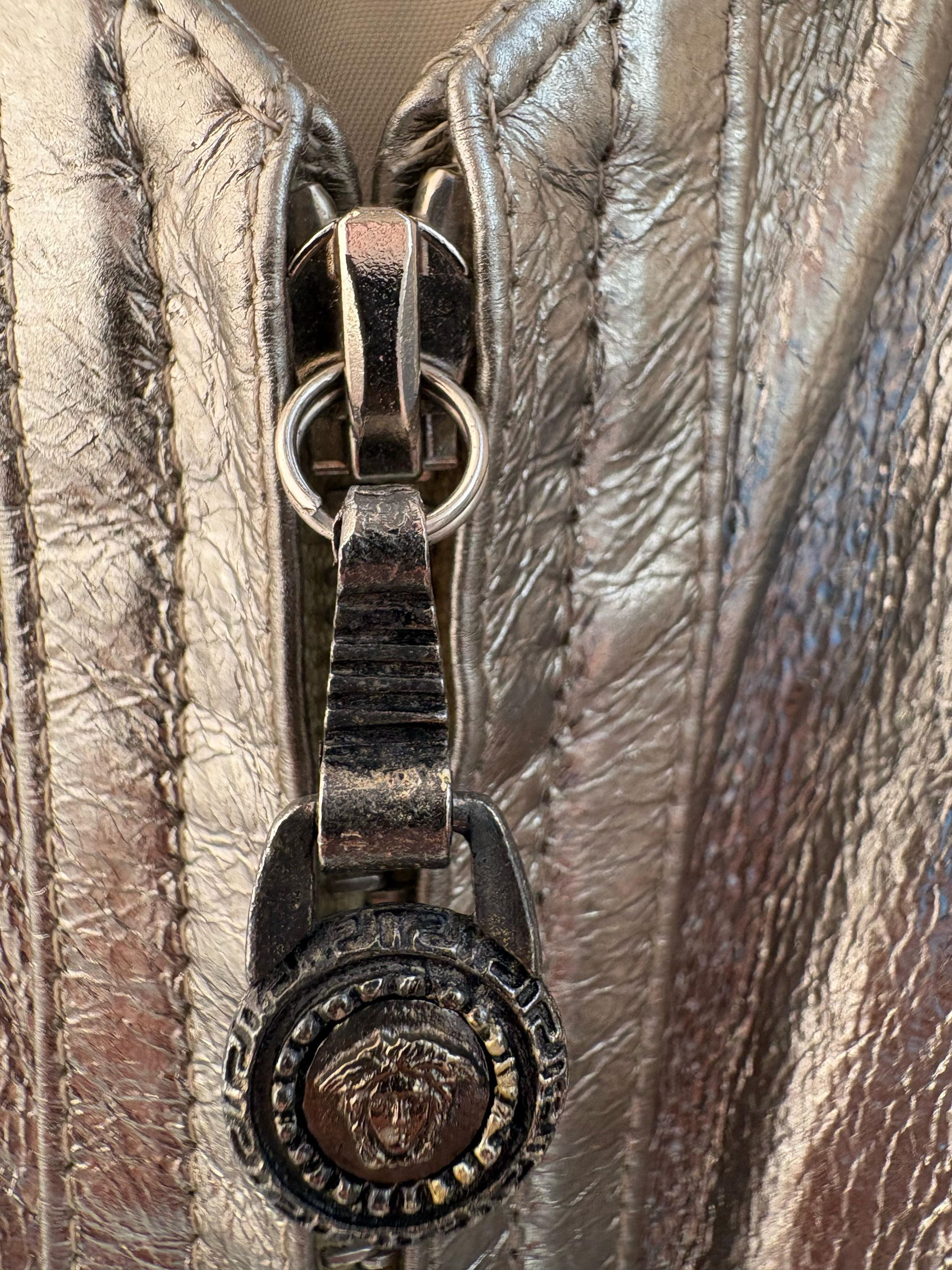 Versace Gianni Versace silver leather vintage vest Size US M / EU 48-50 / 2 - 6 Thumbnail