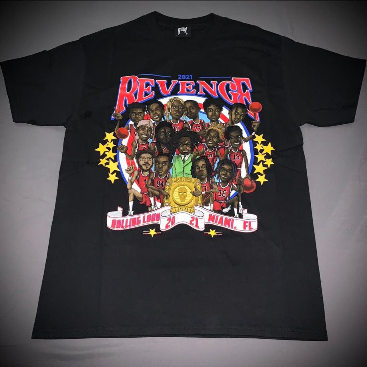 Revenge × Rolling Loud OFFERS‼️ 🌩️ REVENGE x Rolling Loud 🔥 Black Tee SIZE SMALL Size US S / EU 44-46 / 1 - 1 Thumbnail